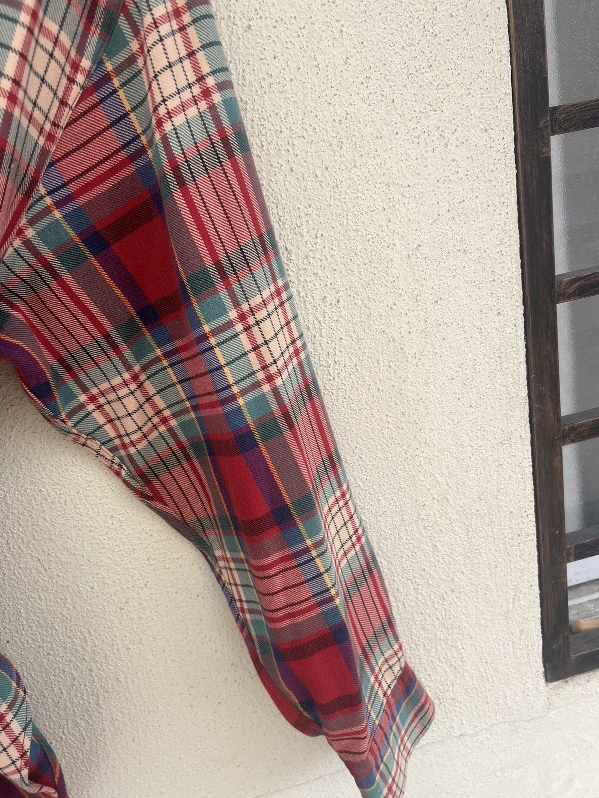 Nicole Club Vintage 90s Nicole Club For Men Plaid Tartan Flannel Shirt Size US L / EU 52-54 / 3 - 13 Thumbnail