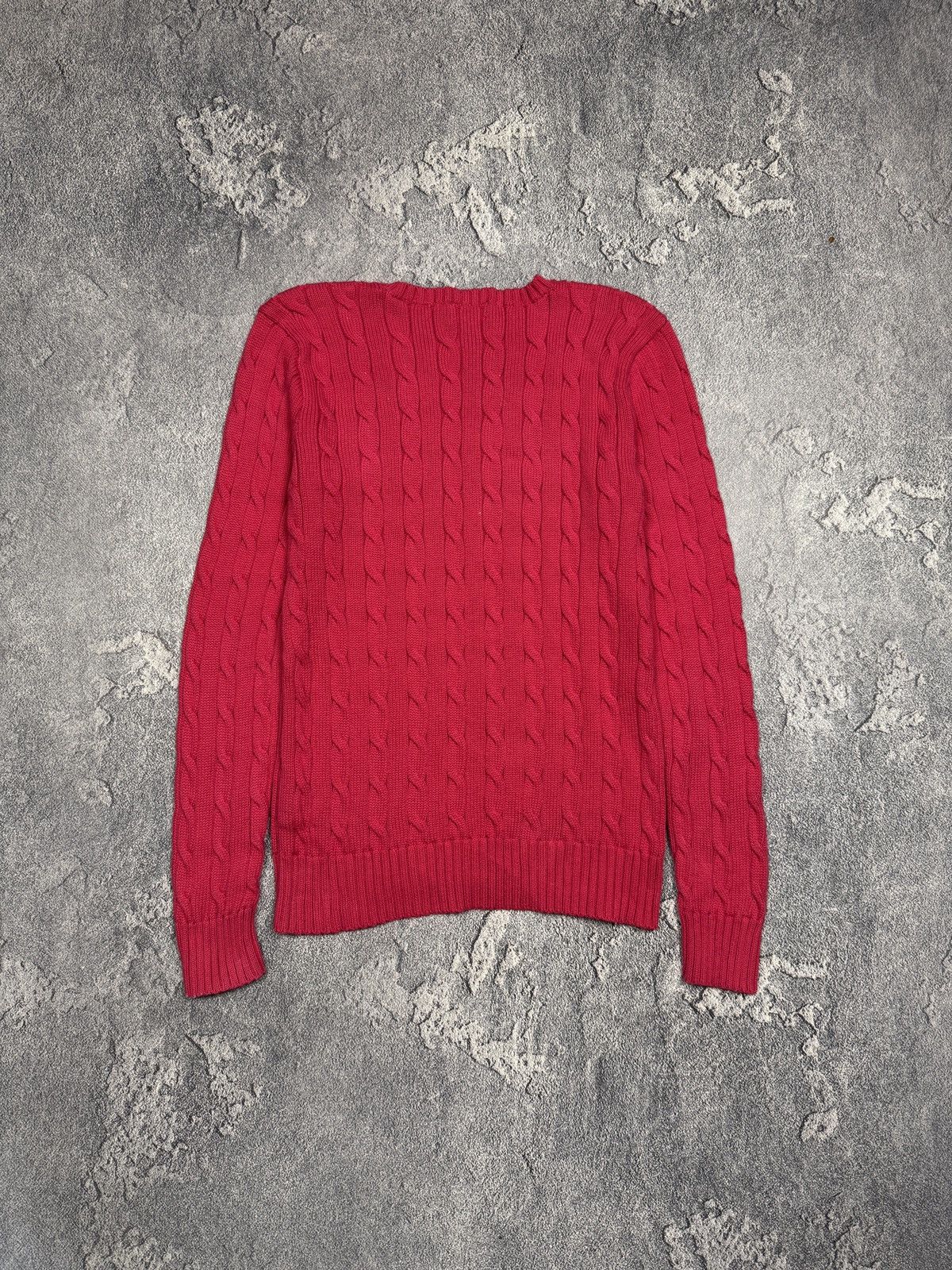 Kanye West Kanye West Pink Ralph Lauren Cable Knit Sweater Size M / US 6-8 / IT 42-44 - 2 Thumbnail