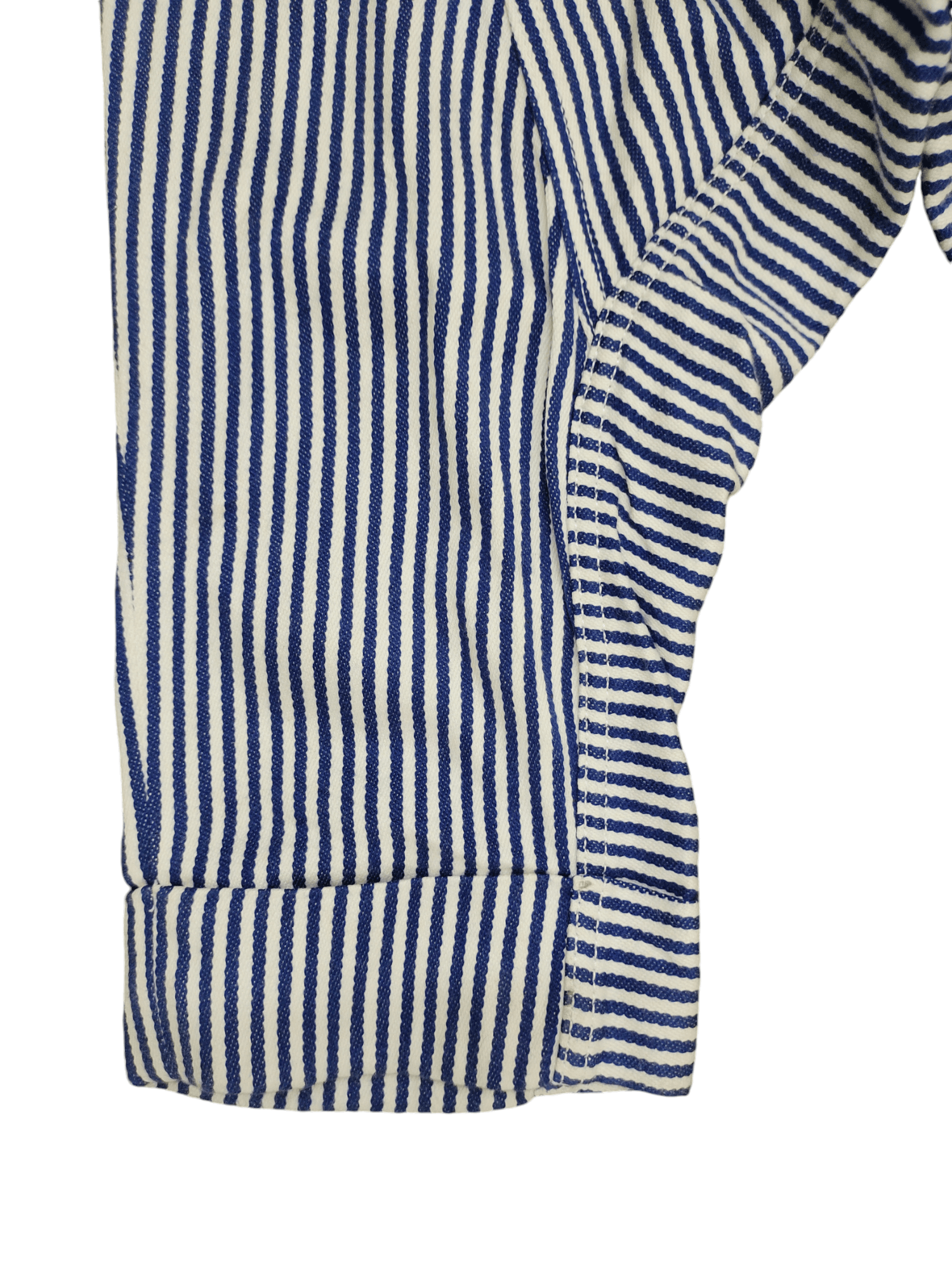 Ne-Net Ne-Net Issey Miyake Drop Crotch Hickory 3Q Denim Pants Size US 30 / EU 46 - 7 Thumbnail