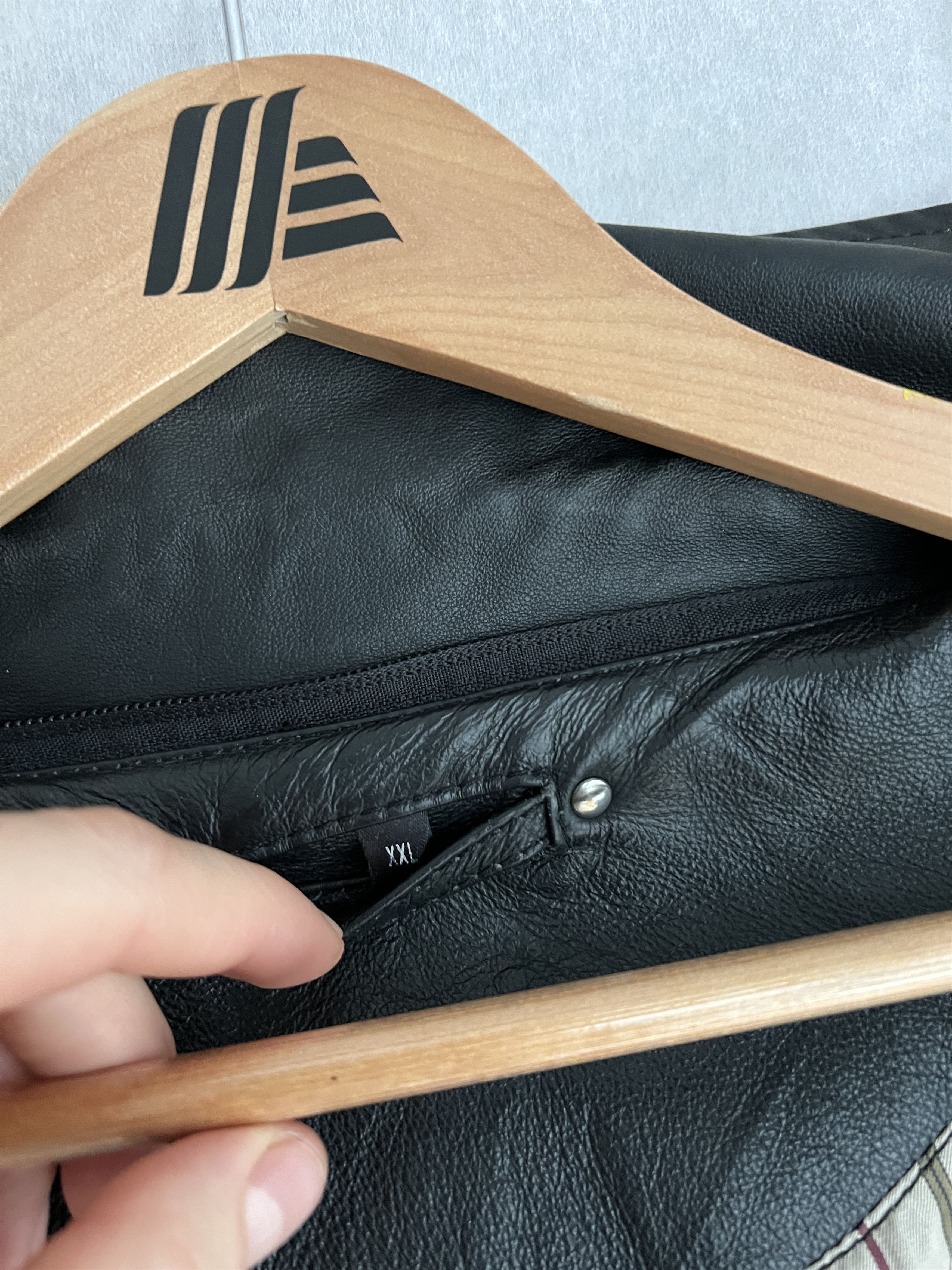 If Six Was Nine 14th Addiction Yohji Yamamoto style leather jacket LGB Boxy Size US XXL / EU 58 / 5 - 11 Thumbnail