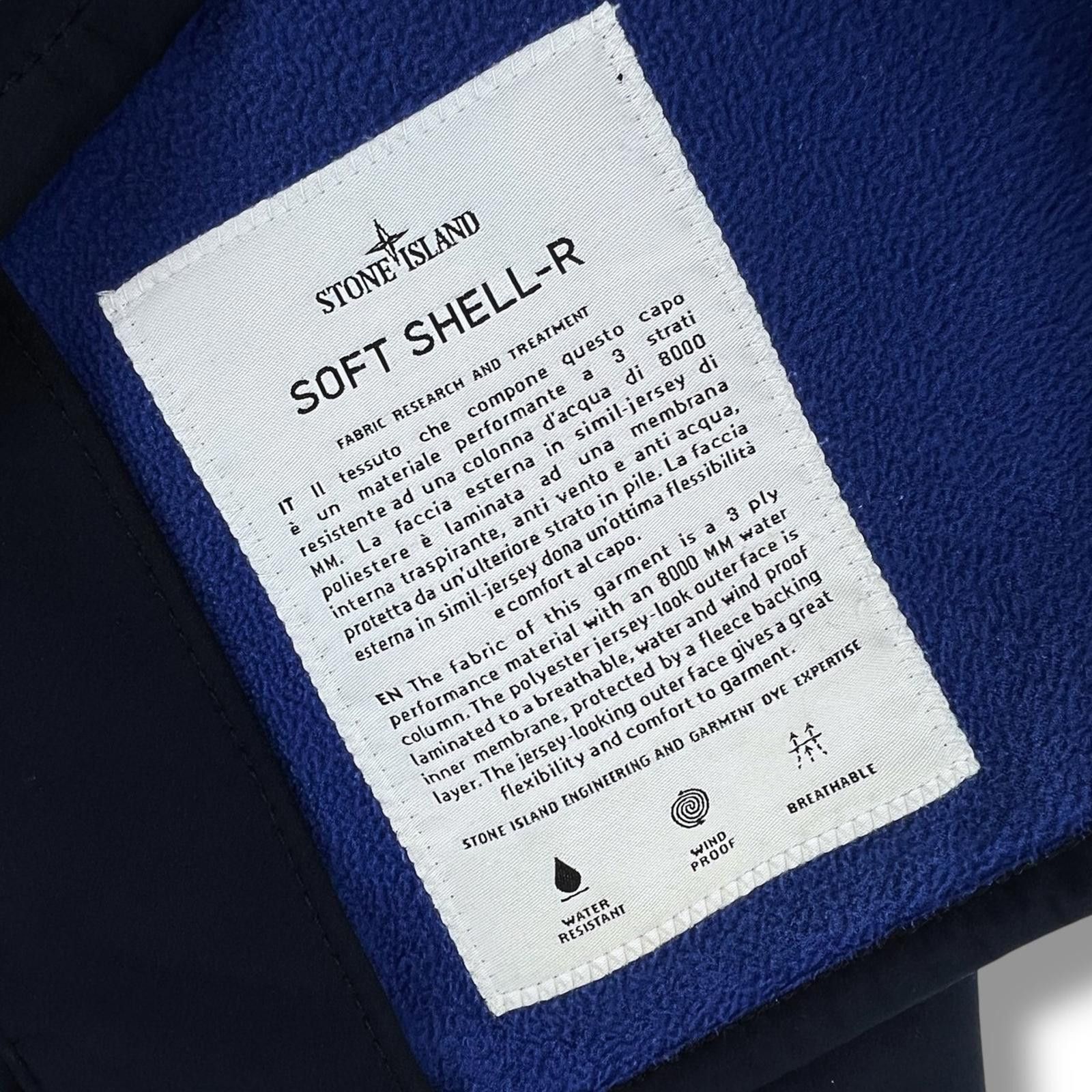 Stone Island Stone Island Soft Shell-R Navy Jacket Size US L / EU 52-54 / 3 - 5 Thumbnail