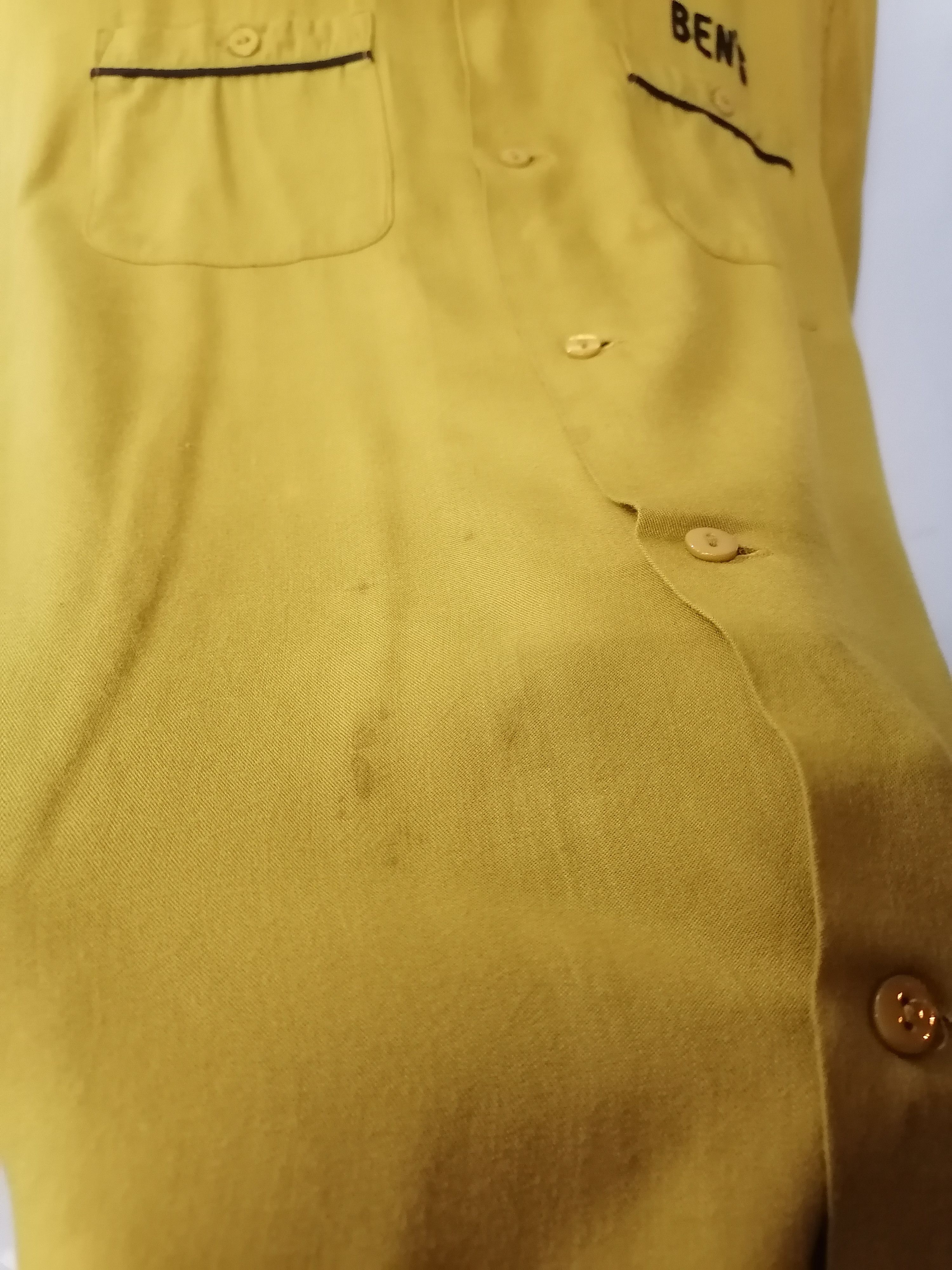 Ben Davis Ben Davis California Joker Open Colar Rayon Button Up Shirt Size US M / EU 48-50 / 2 - 9 Thumbnail
