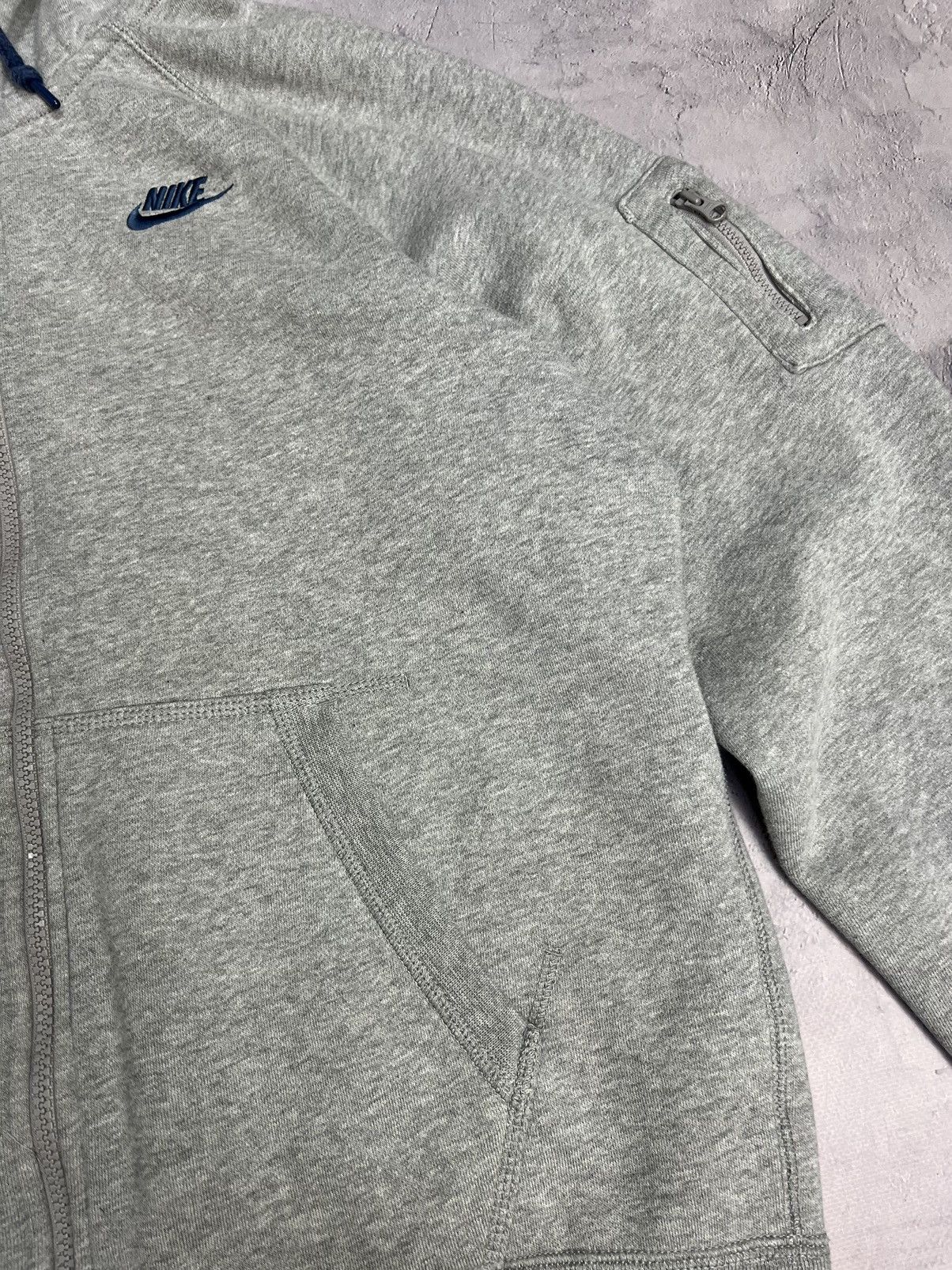 Nike × Vintage Vintage Nike Zip Up Hoodie Drill Size US M / EU 48-50 / 2 - 3 Thumbnail