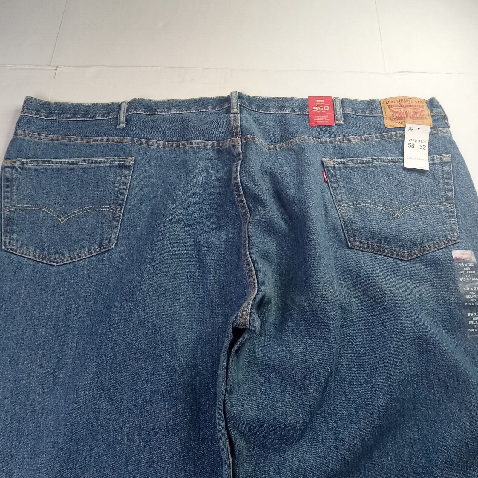 Levi's Levi's 550 Relaxed Jeans Men’s Size 58x32 Blue Loose Tapered Size US 44 / EU 60 - 7 Thumbnail