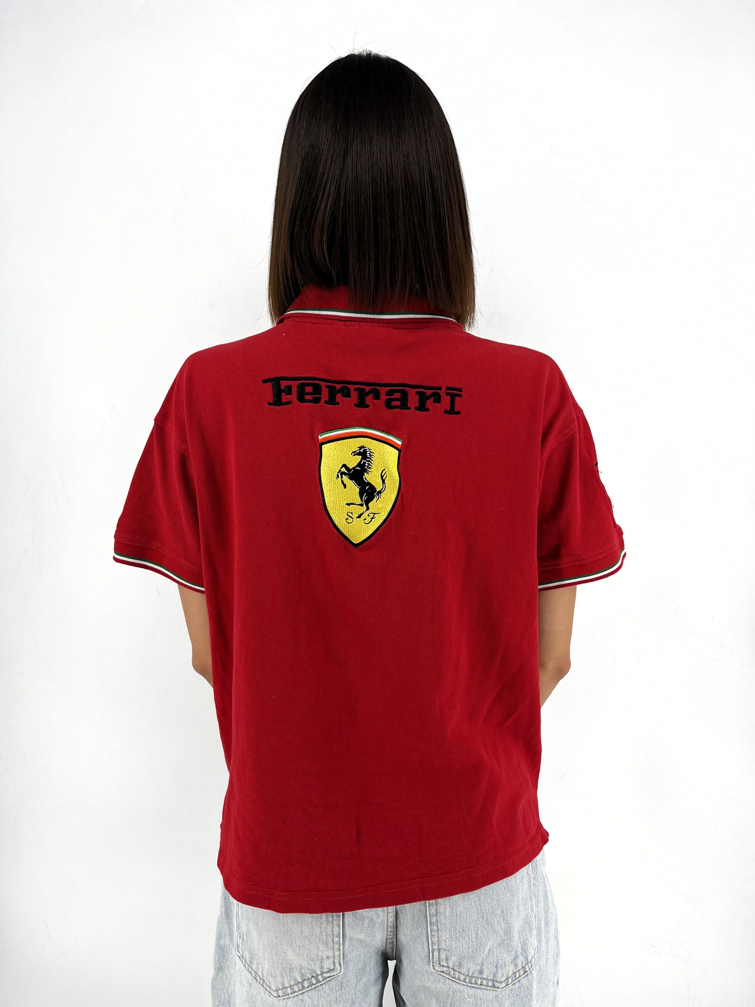 Ferrari FERRARI T SHIRT JERSEY RACING FORMULA ONE SHELL OFFICIAL Size M / US 6-8 / IT 42-44 - 8 Thumbnail
