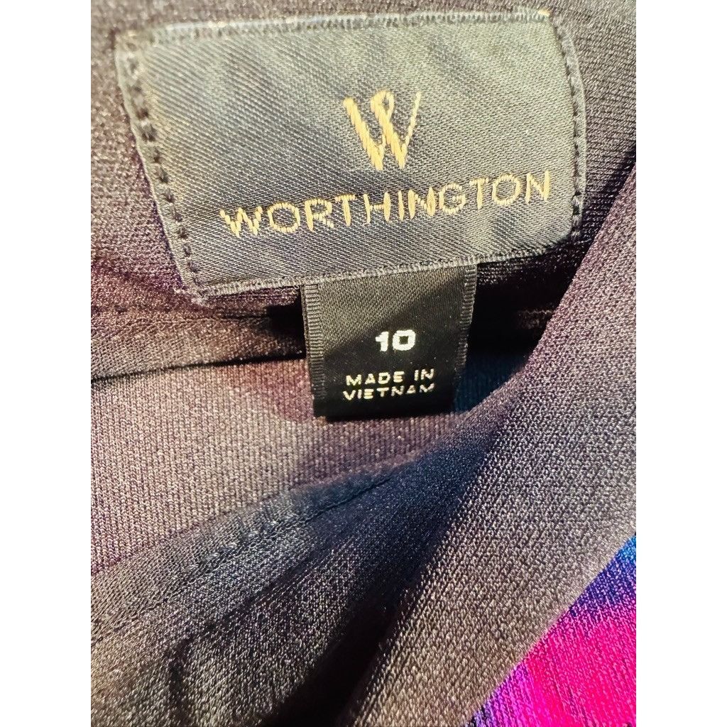 Worthington Woman's WORTHINGTON Colorful Pink Yellow Orange Blue Skirt S Size 32" / US 10 / IT 46 - 5 Thumbnail