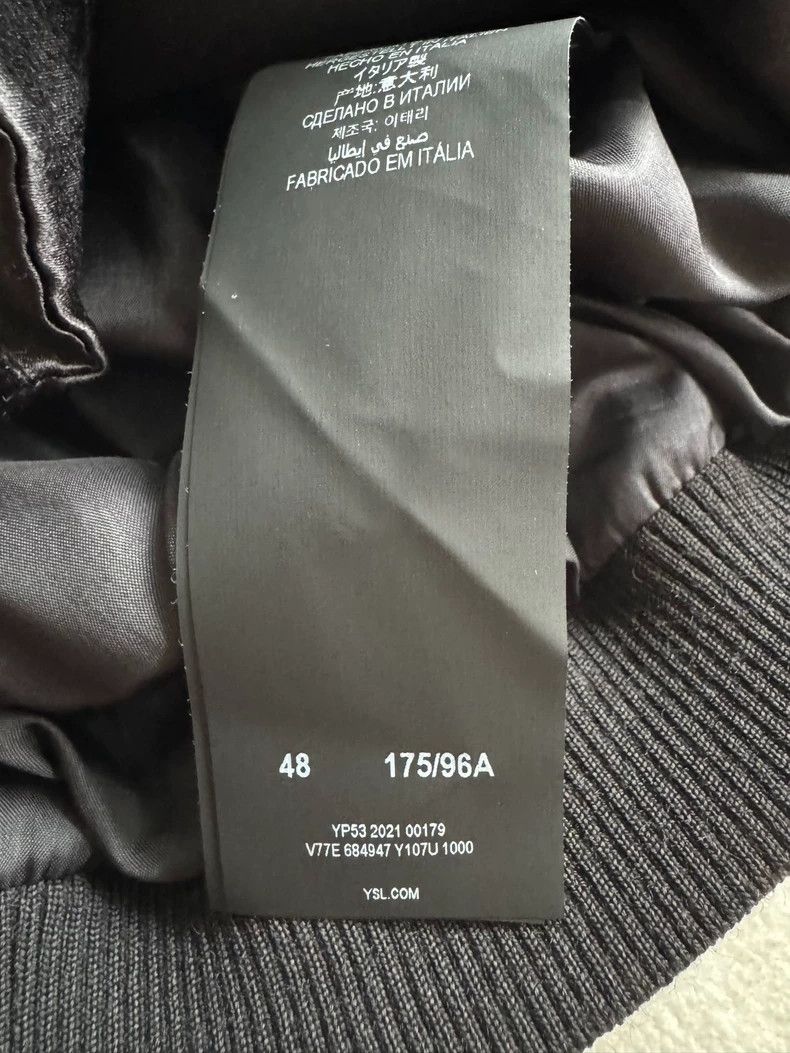 Saint Laurent Paris saint laurent parisSatin Jacket 2503-Nextarrow Size US M / EU 48-50 / 2 - 6 Thumbnail