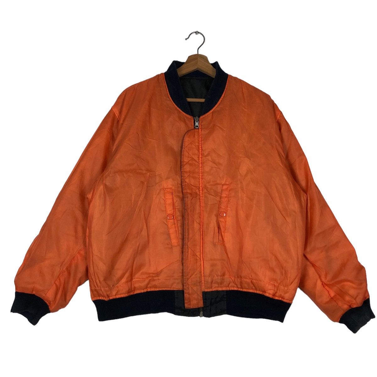 Japanese Brand 🔥Riot Riot Vintage Bomber Jacket Reversible Design USA Size US L / EU 52-54 / 3 - 13 Thumbnail