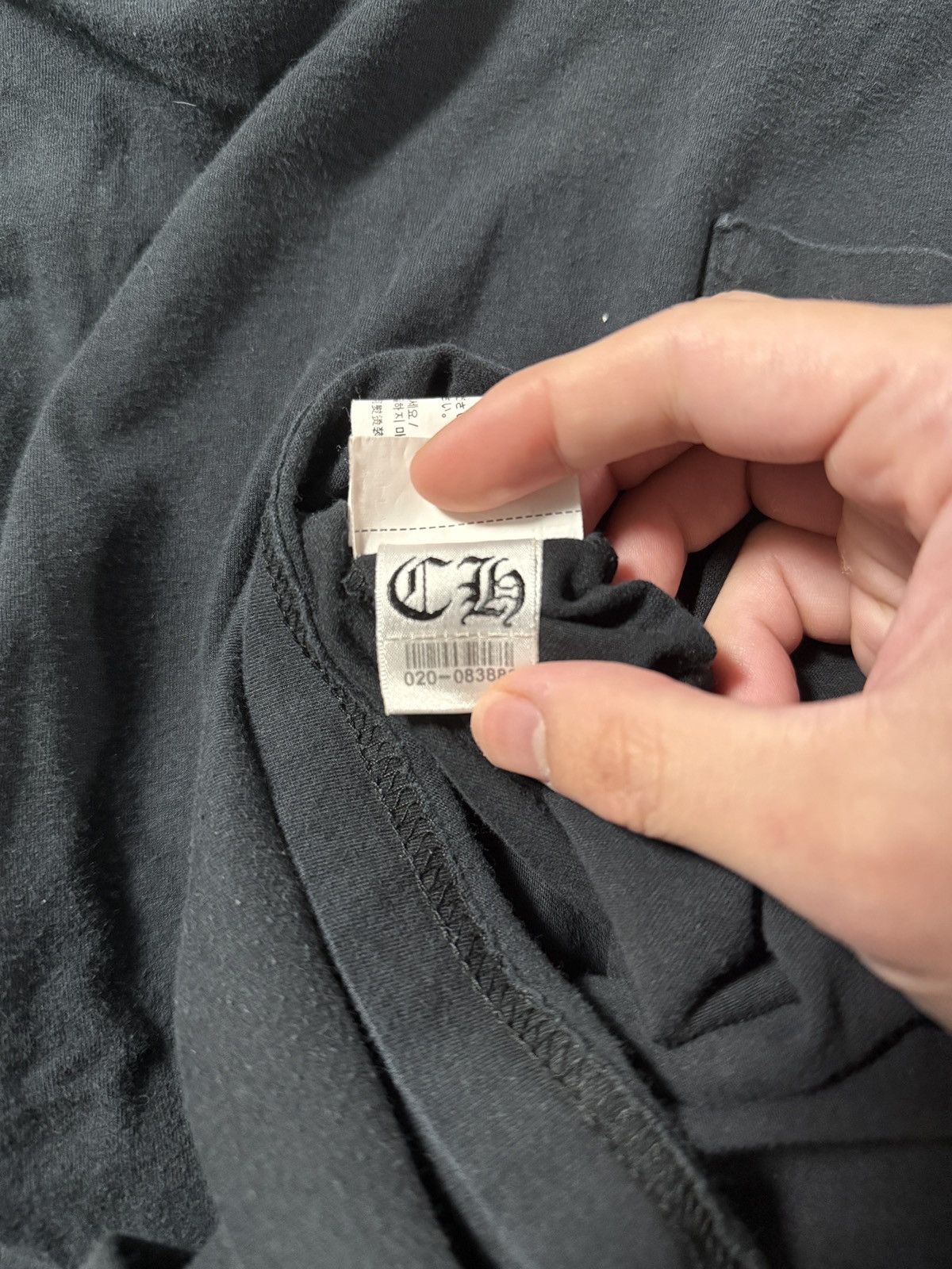 Chrome Hearts Chrome Hearts Pocket Tee Size US M / EU 48-50 / 2 - 9 Thumbnail
