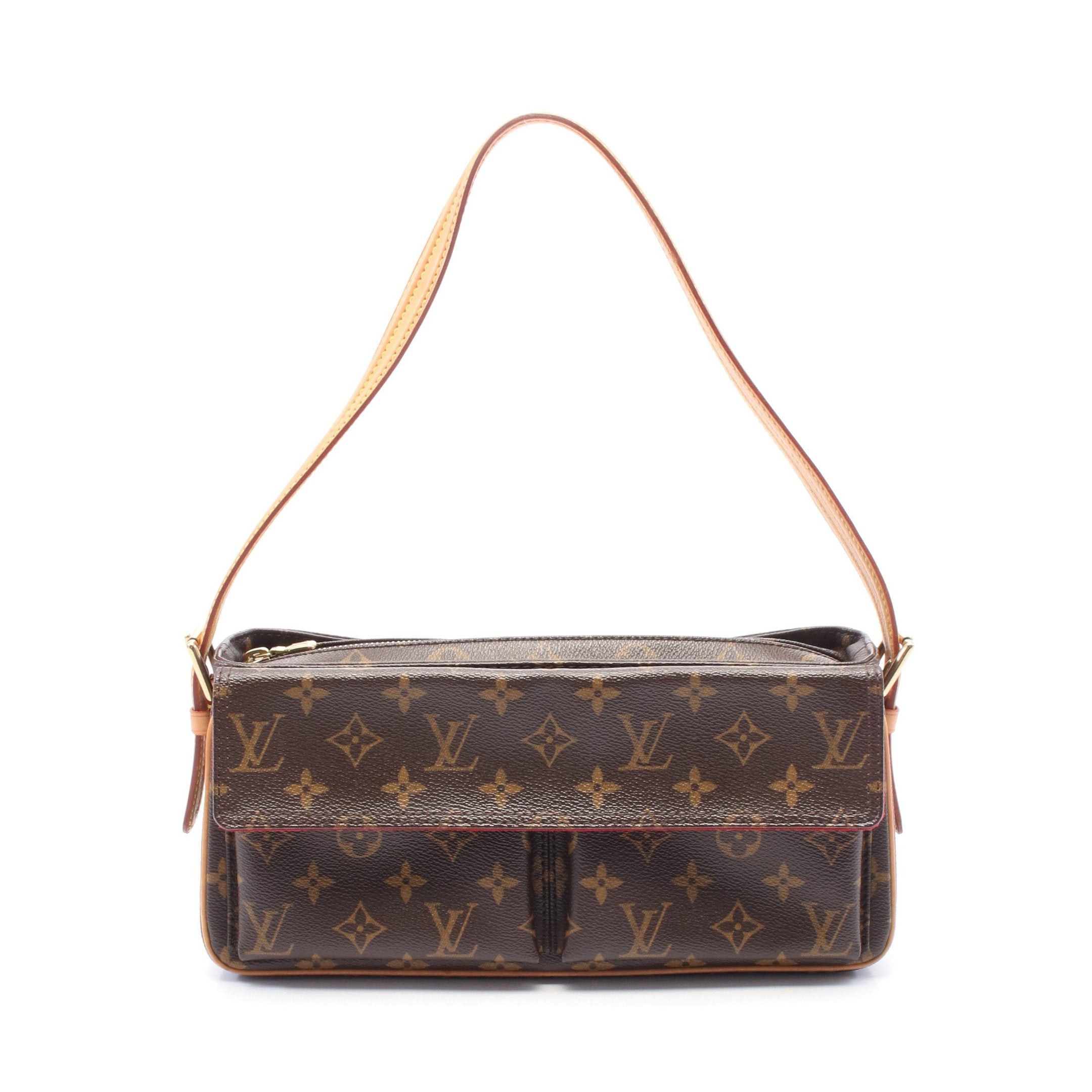 Louis Vuitton Louis Vuitton Vivacite Mm Monogram Shoulder Bag Leather Brown Size ONE SIZE - 1 Thumbnail