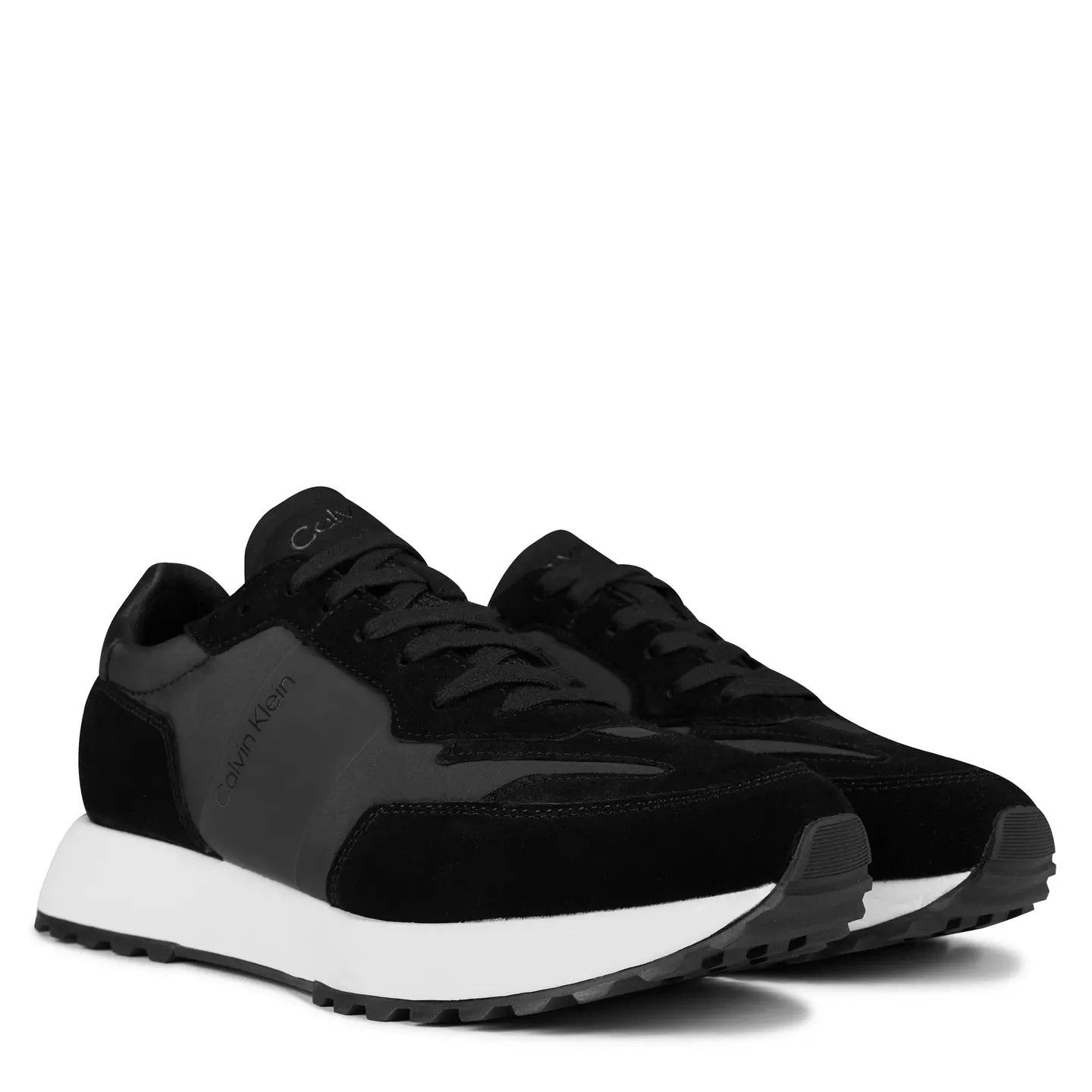 Calvin Klein o1g2r1mq0426 Suede Trainers in Black Size US 9 / EU 42 - 4 Thumbnail