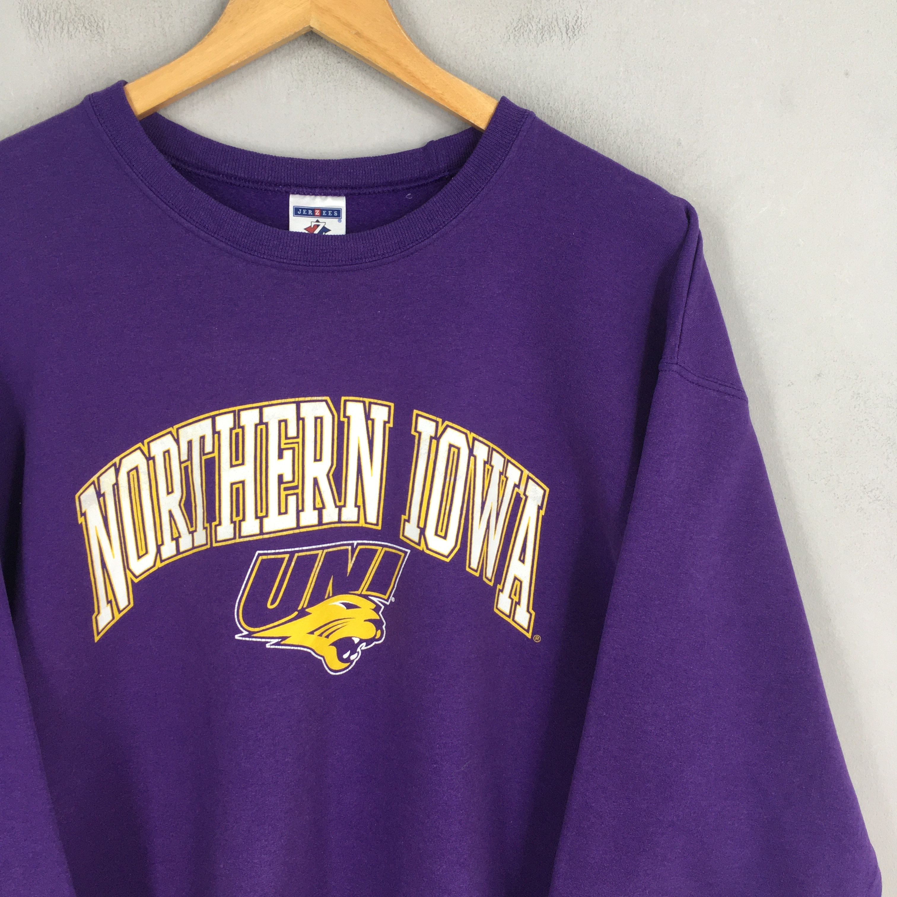 NCAA × Vintage Vintage Northern Iowa Panthers Football Sweatshirt XLarge Size US XL / EU 56 / 4 - 2 Thumbnail