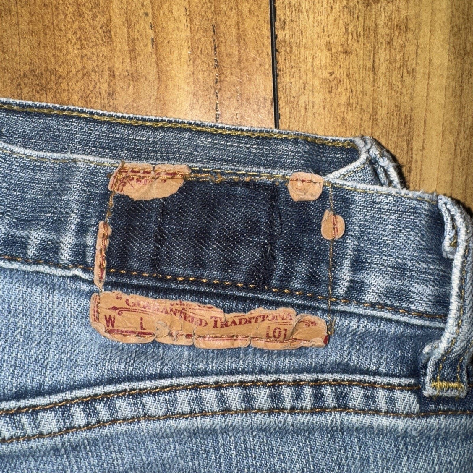 Lucky Brand × Vintage Vintage Lucky Brand By Gene Montesano Denim Jeans 34x32 Size US 34 / EU 50 - 4 Thumbnail