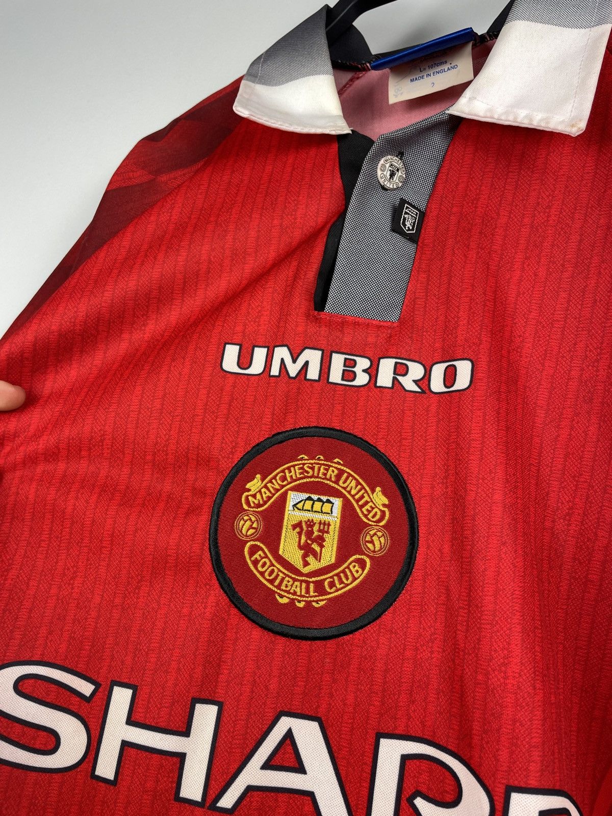 Vintage 6# STAM Manchester United 90’s Soccer Jersey Size US L / EU 52-54 / 3 - 8 Thumbnail