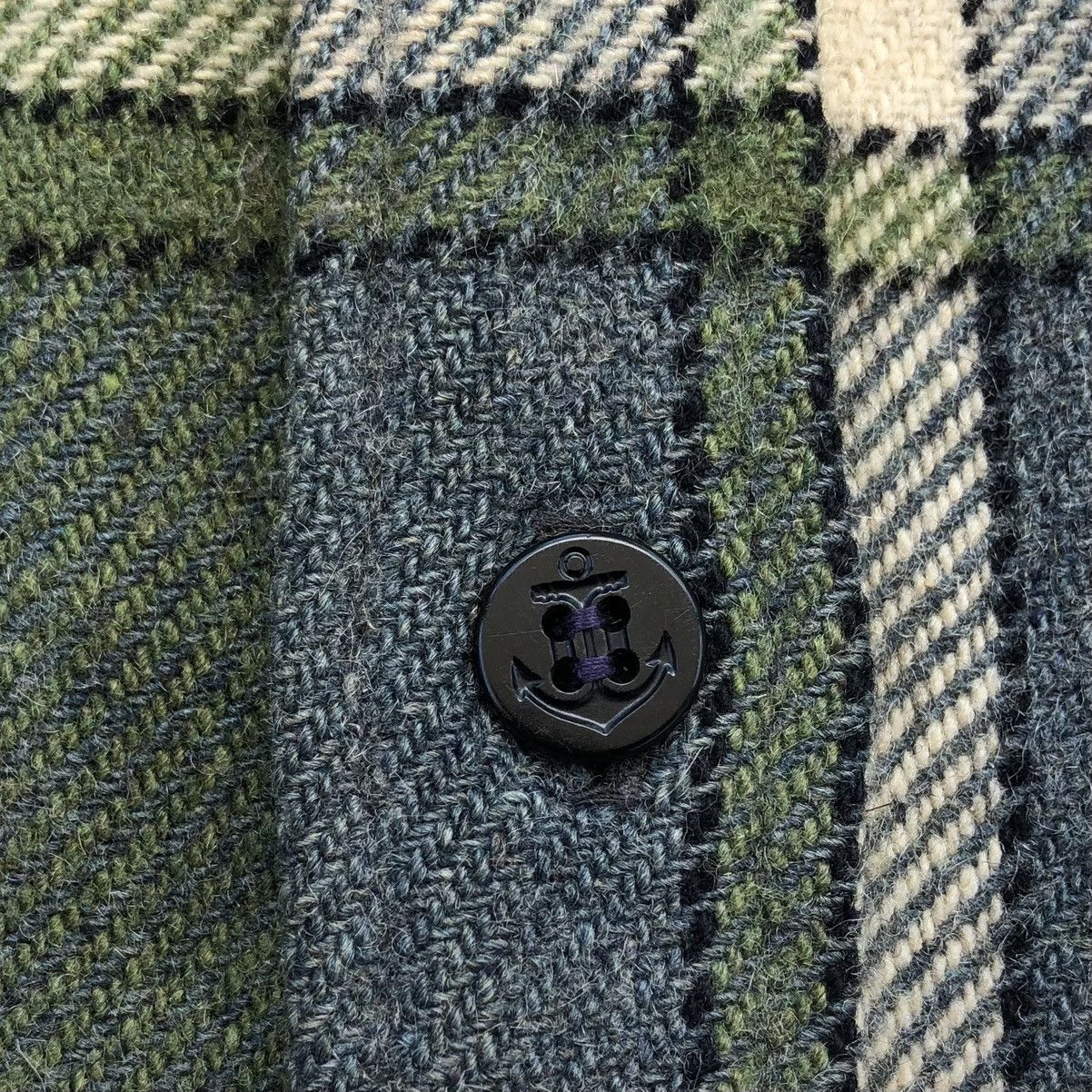 JCPenney Vintage 60s-70s JcPennys Towncraft Melton Wool Heavy Flannel Size US S / EU 44-46 / 1 - 9 Thumbnail