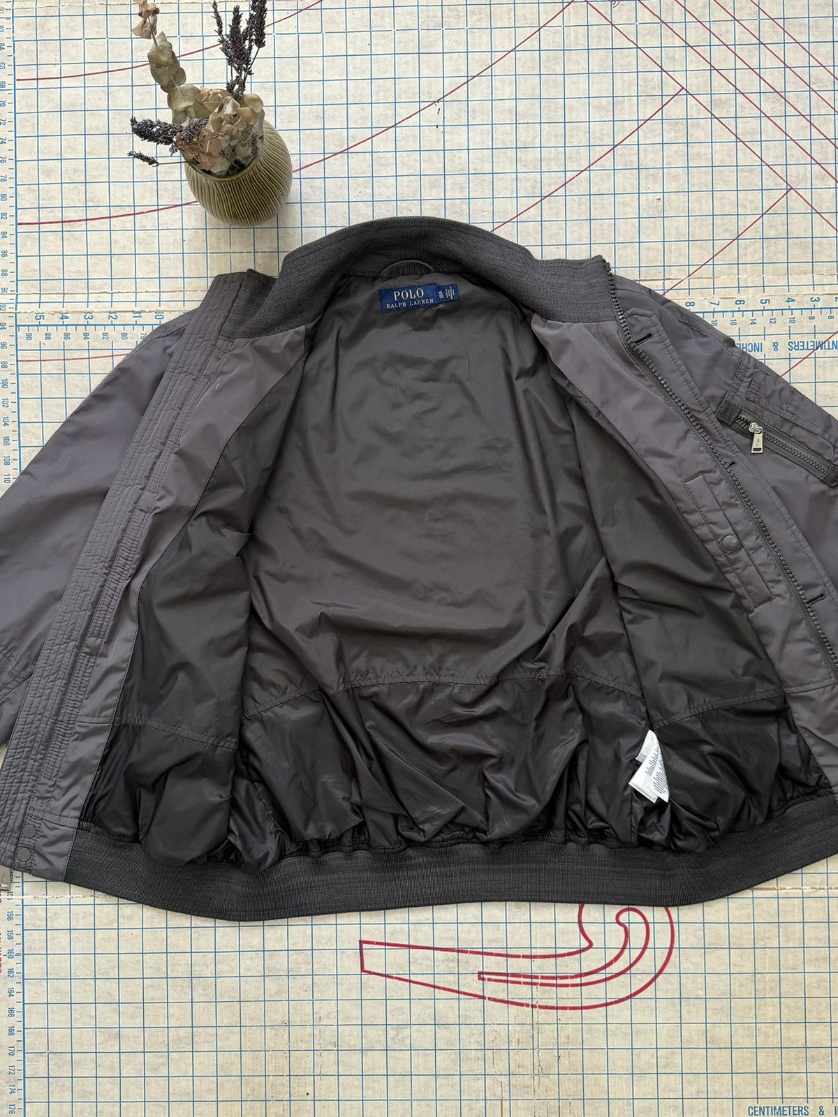 Polo Ralph Lauren Polo Ralph Lauren MA-1 Bomber Jacket Gray Size XL Mens Size US XL / EU 56 / 4 - 7 Thumbnail