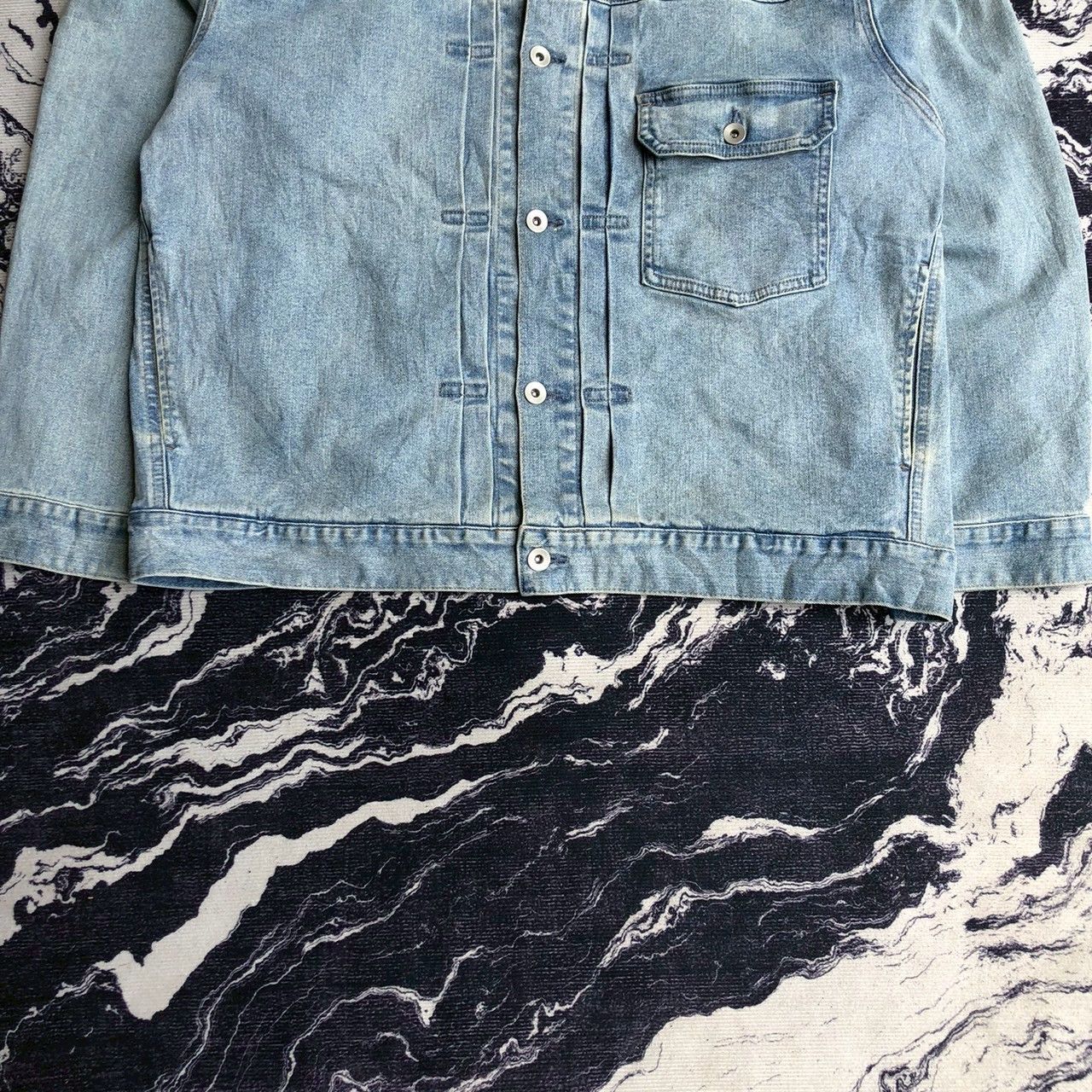 Uniqlo Uniqlo Type 1 Denim Jacket Light Blue Size US XL / EU 56 / 4 - 3 Thumbnail