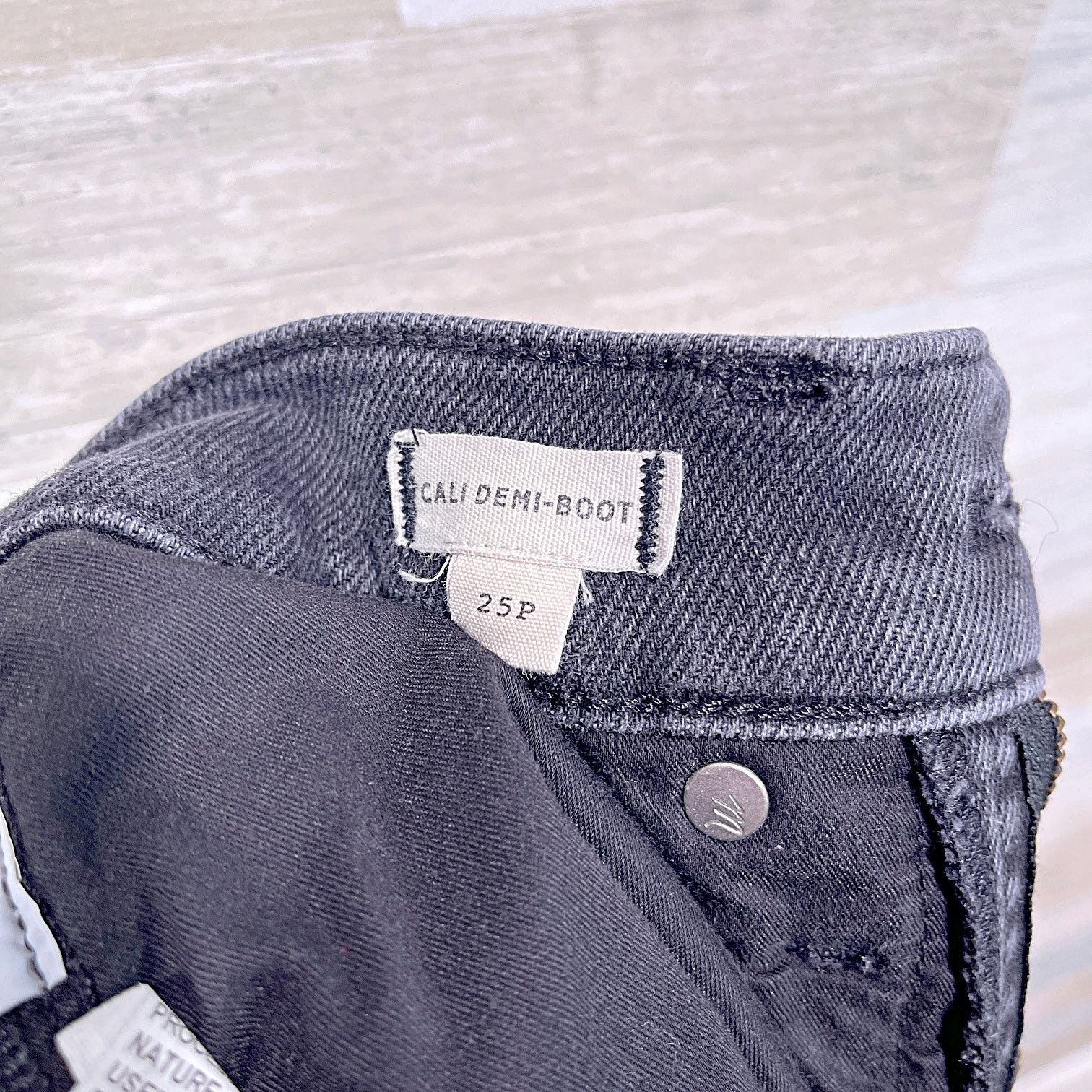Madewell Madewell Cali Demi Boot Jeans Faded Black Starkey Womens 25P Size 25" / US 0 / IT 36 - 7 Thumbnail
