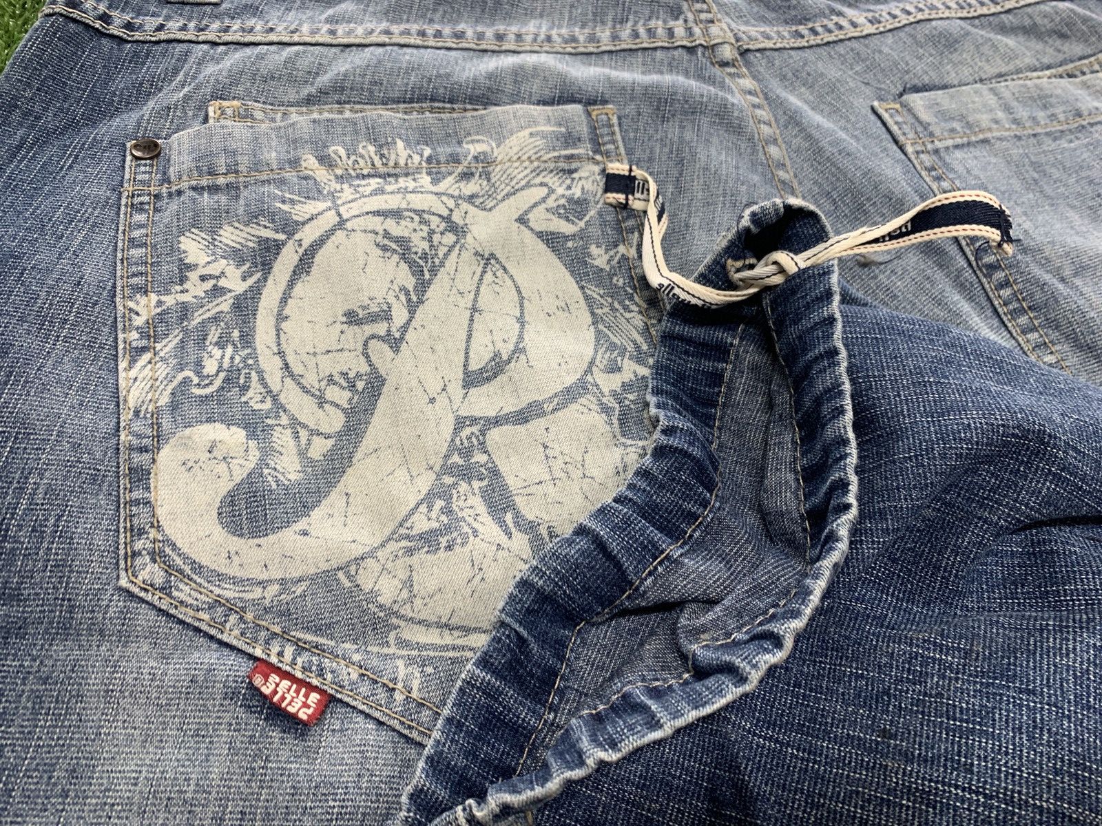 Pelle Pelle PELLE PELLE Baggy Denim Jeans – Y2K Hip Hop Style Size US 38 / EU 54 - 13 Thumbnail
