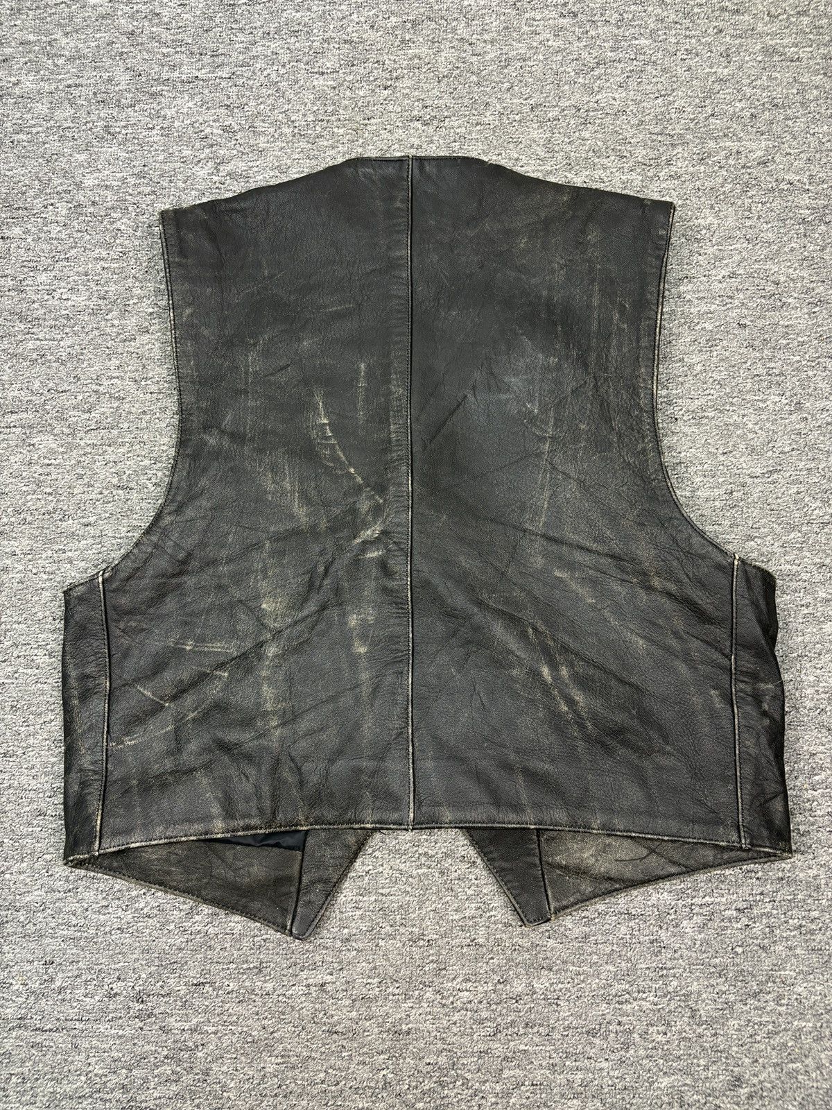 Leather Vintage Leather Jacket Vest Riding Moto Harley Davidson Size US M / EU 48-50 / 2 - 3 Thumbnail