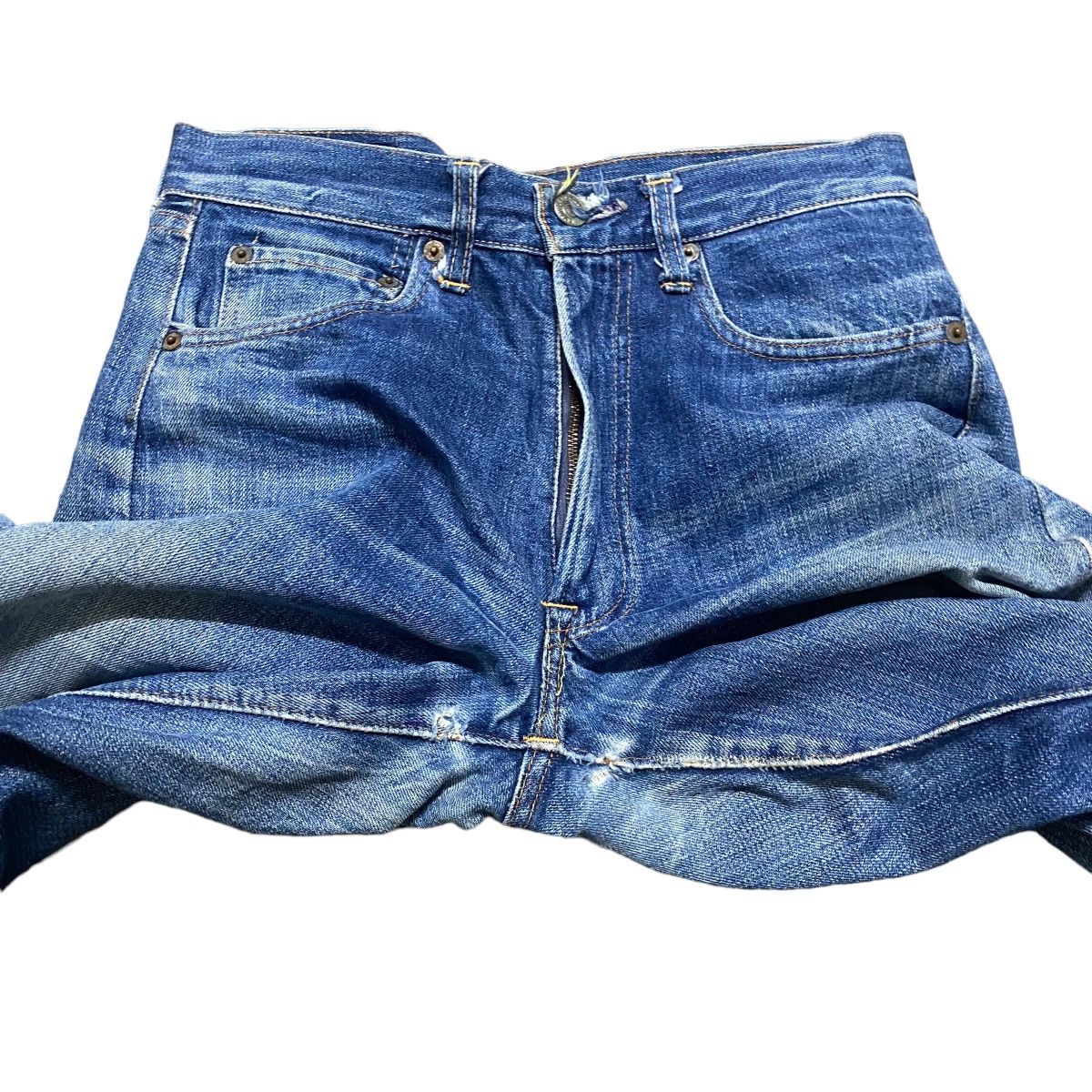 Levi's Vintage 70s Levis 502 Big E Redline Jeans Button 8 Size US 28 / EU 44 - 16 Thumbnail