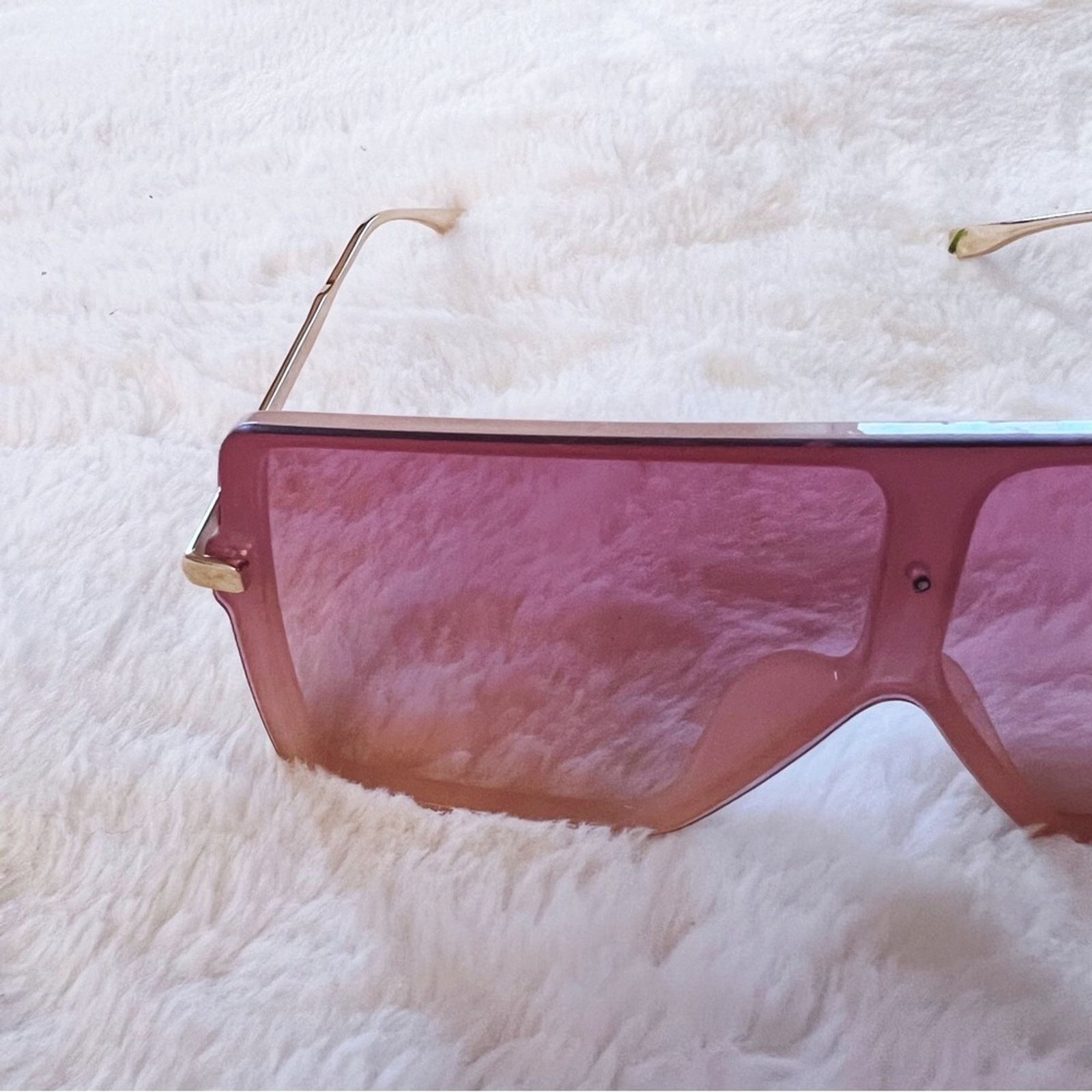 Other Ariel Pink Rectangle Full Frame Sunglasses Size ONE SIZE - 4 Thumbnail
