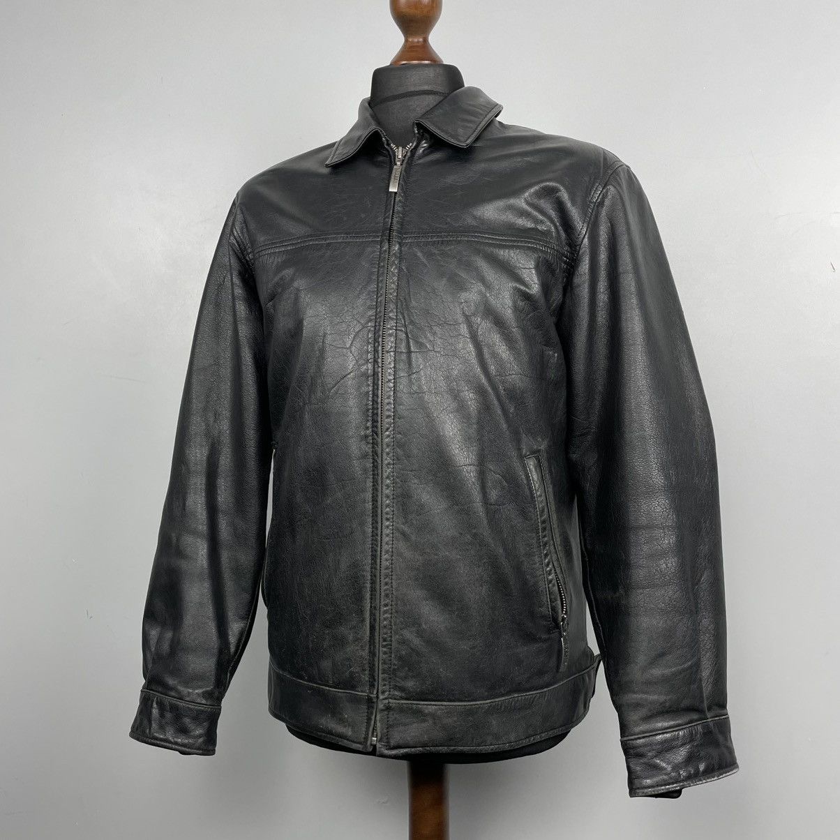 Genuine Leather Vintage Avantgarde Leather Moto jacket Y2k Size US M / EU 48-50 / 2 - 2 Thumbnail