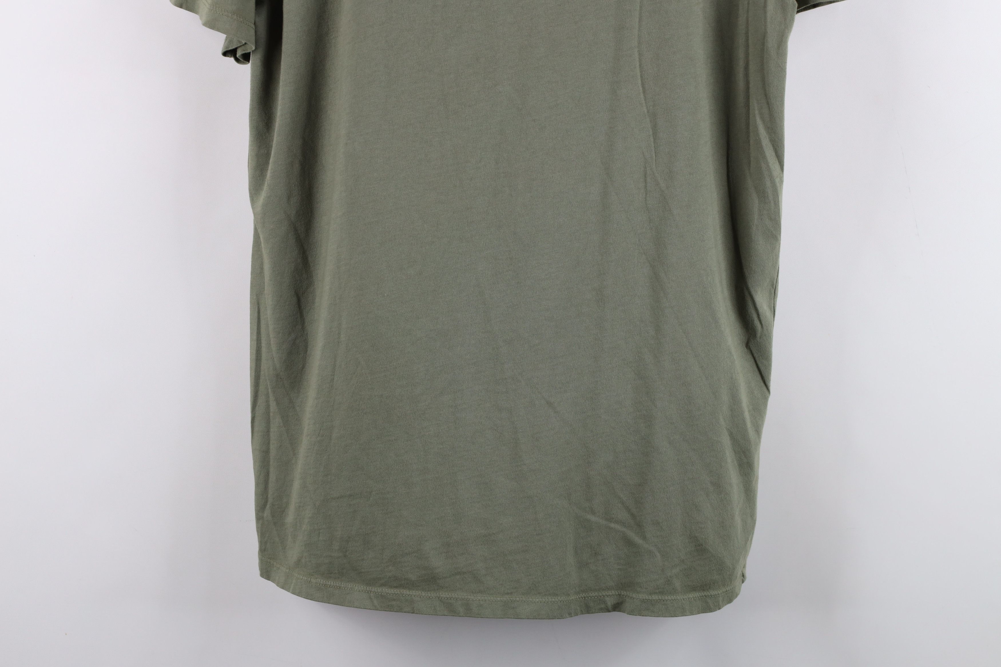 Everlane Everlane Blank Cotton Short Sleeve T-Shirt Green USA Size US L / EU 52-54 / 3 - 3 Thumbnail