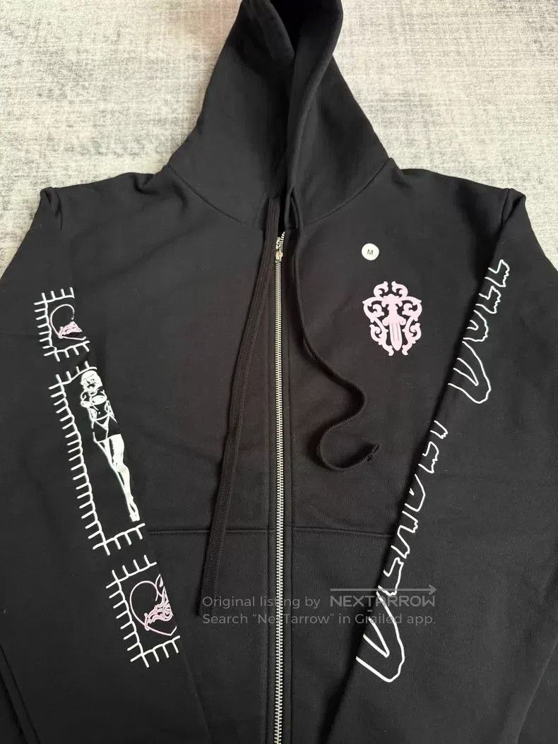 Chrome Hearts CHROME HEARTS Size M Graffiti Hoof Zip Hoodie Size US M / EU 48-50 / 2 - 2 Thumbnail