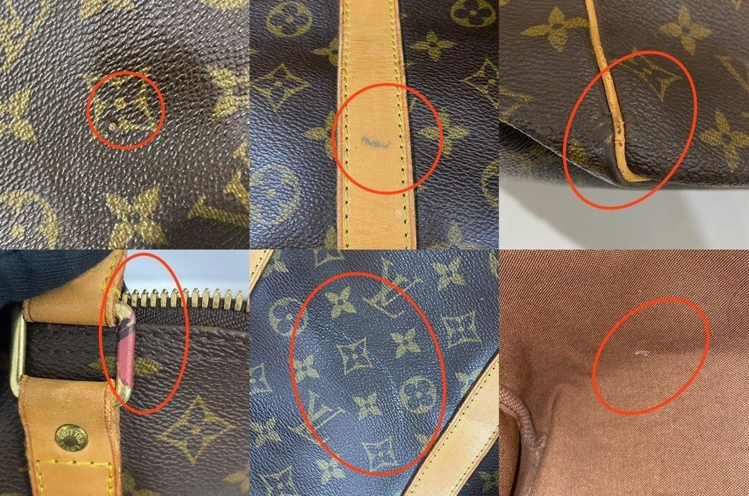Louis Vuitton Louis Vuitton Monogram Keepall Bandouliere 60 Boston Bag Size ONE SIZE - 8 Thumbnail