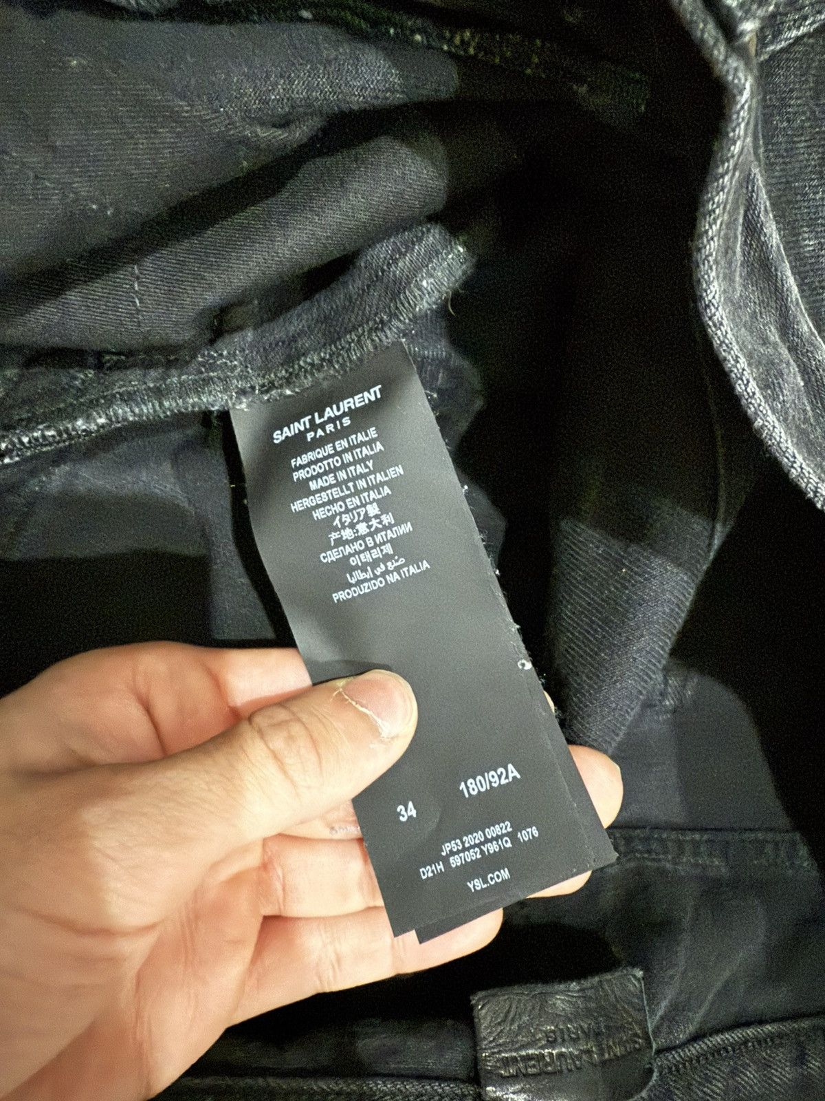 Saint Laurent Paris D18 Saint Laurent Denims Size US 34 / EU 50 - 8 Thumbnail