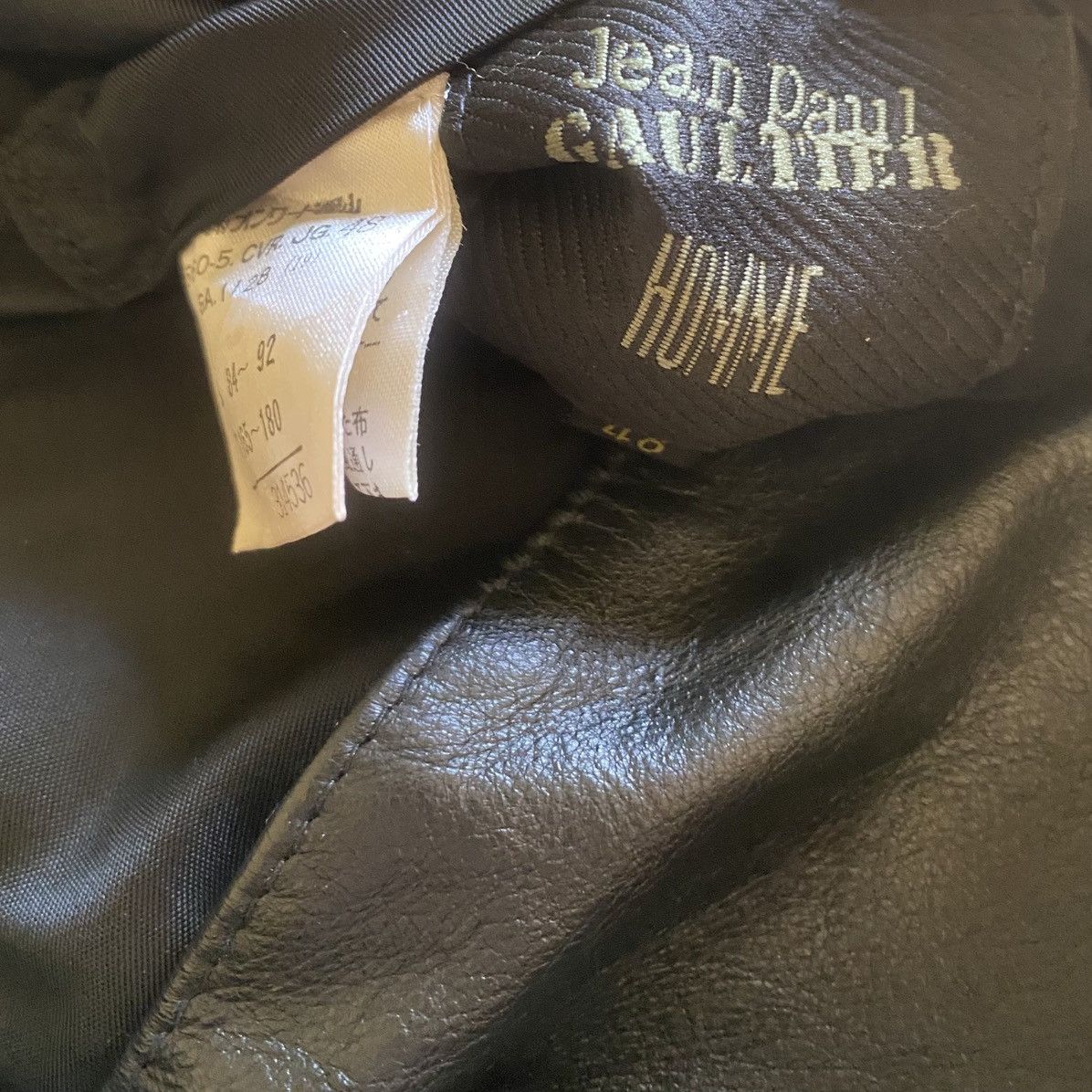 Jean Paul Gaultier Vintage JPG Bondage Split Leather Gilet Size US M / EU 48-50 / 2 - 4 Thumbnail