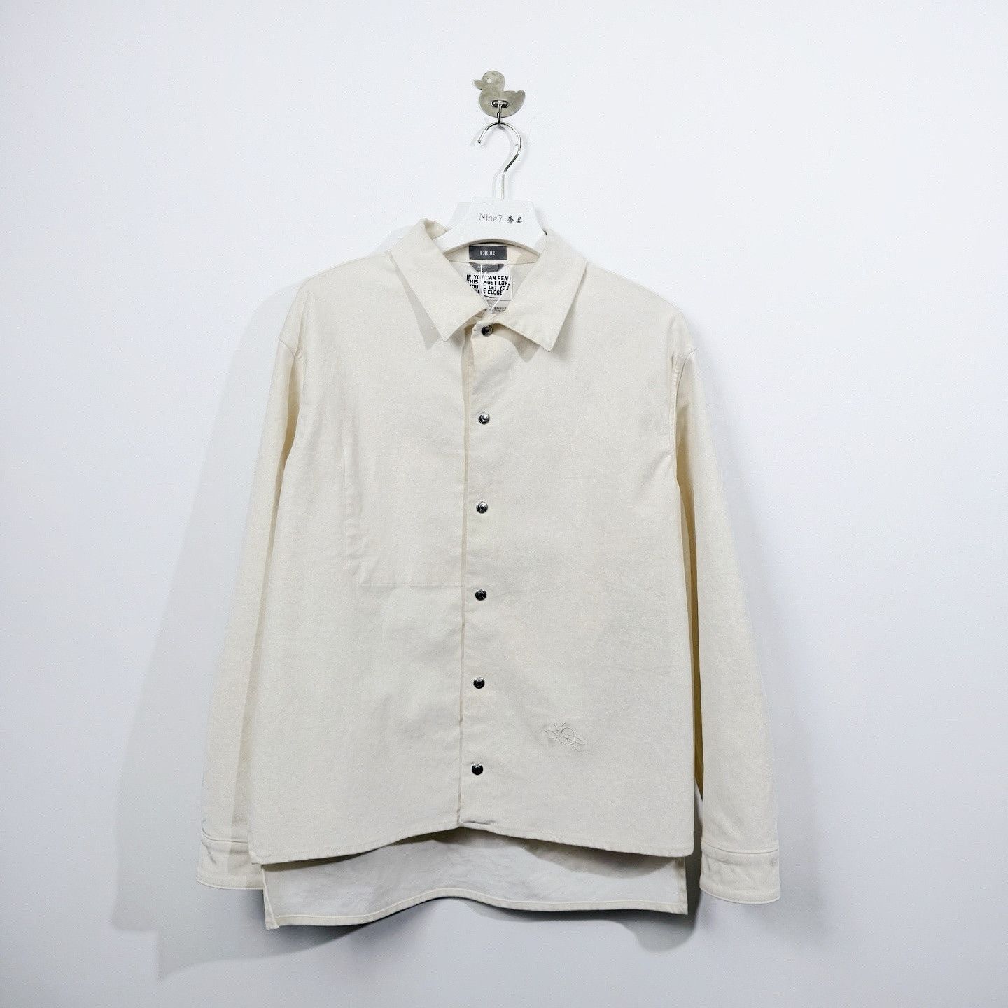 Dior Dior Logo Embroidered Button Up Shirt Size M Size US M / EU 48-50 / 2 - 1 Thumbnail