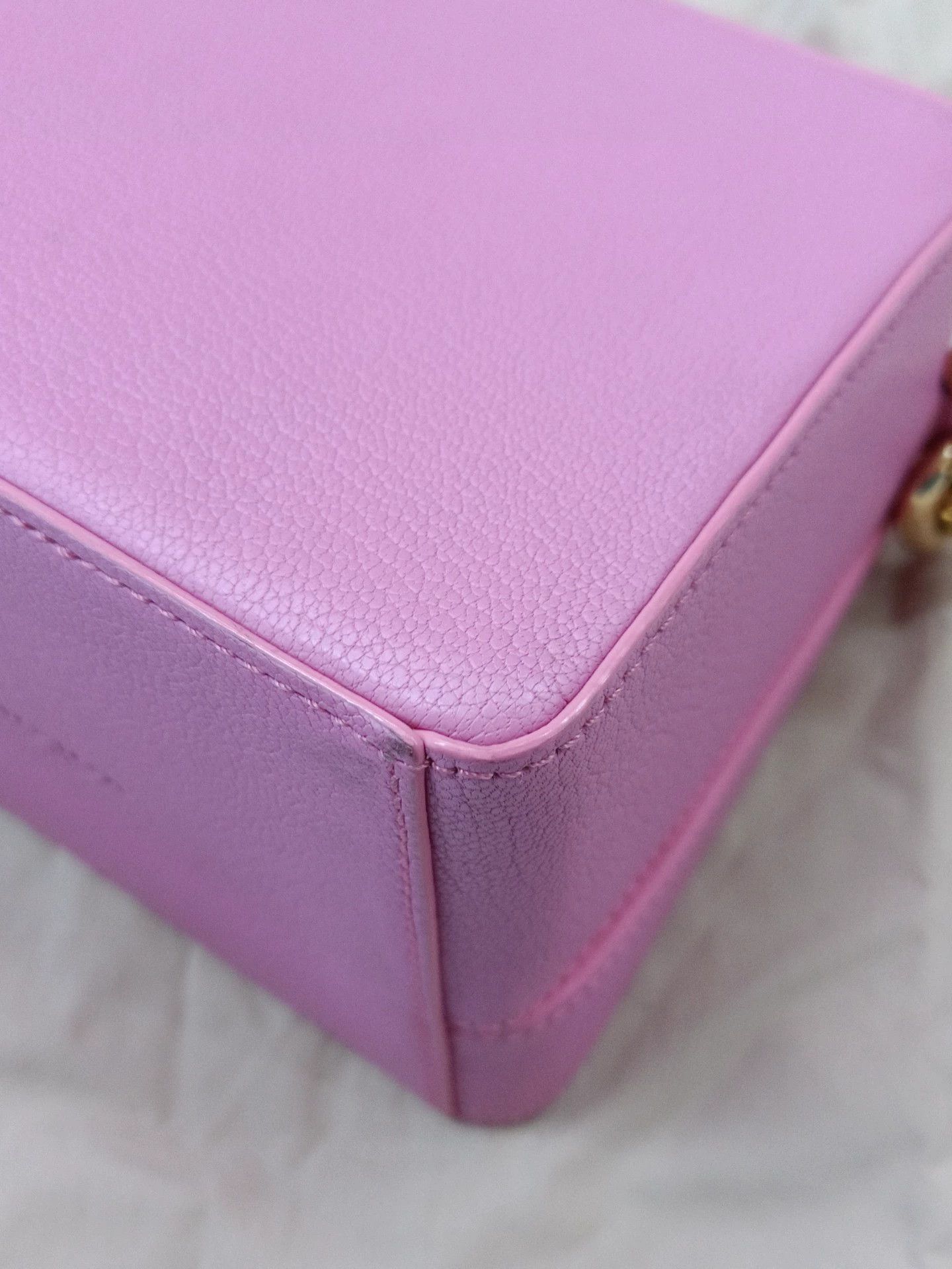 Other The Volon Pink Chain Bag w/Dustbag 15x12x14 Size ONE SIZE - 6 Thumbnail