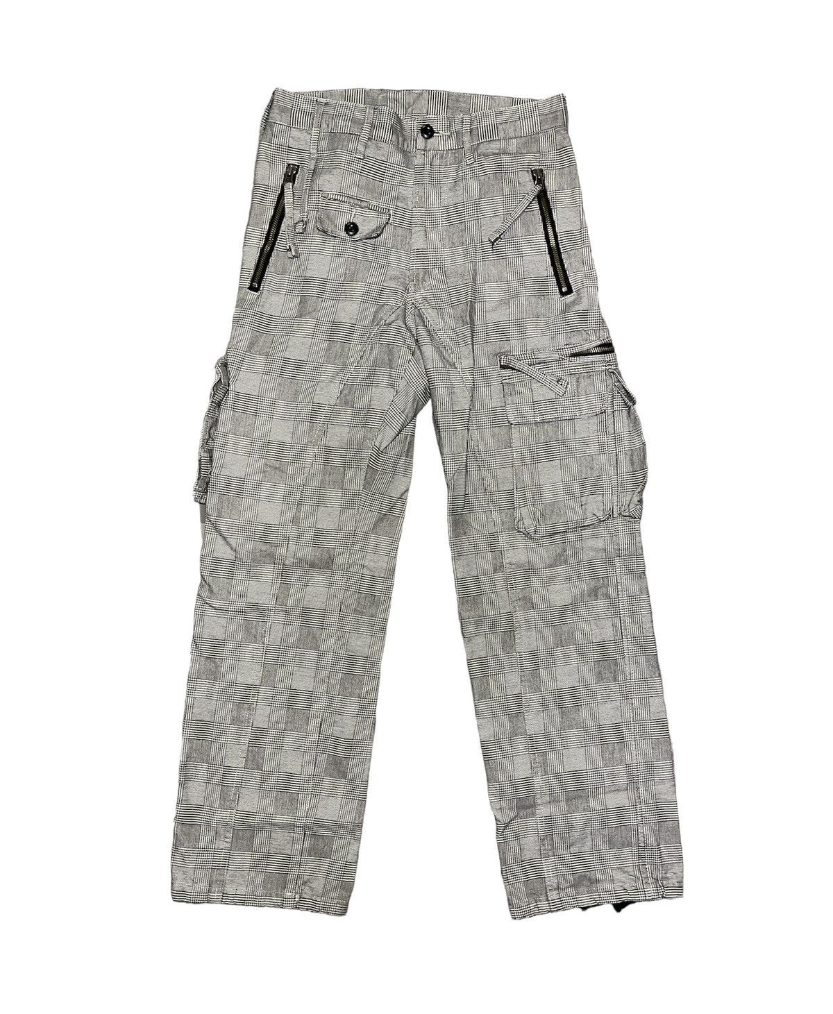 image of 14Th Addiction x Archival Clothing Ppfm Tactical Cargo Pants in Grey, Men's (Size 30)