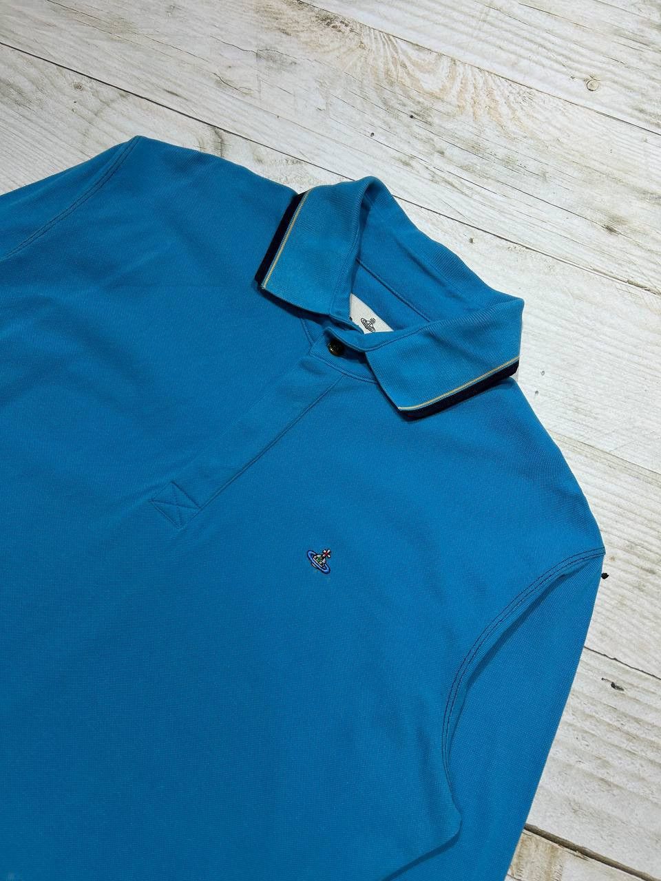 Vivienne Westwood Vivienne Westwood Polo Shirt Long Sleeve Logo Orb Size US L / EU 52-54 / 3 - 3 Thumbnail