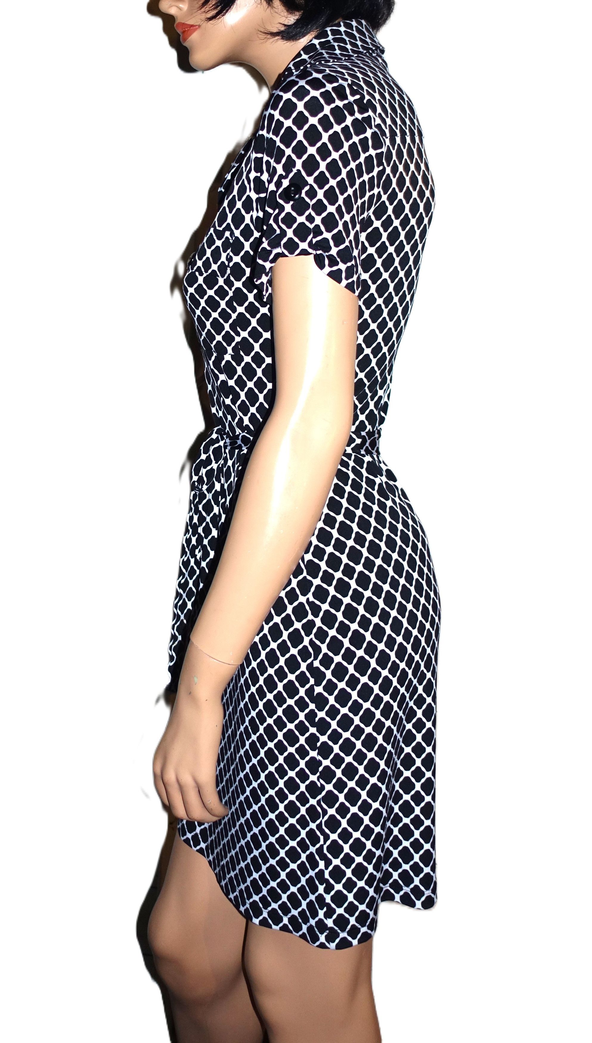Other EnFocus Studio Black White Shirt Dress 6 Size M / US 6-8 / IT 42-44 - 4 Thumbnail
