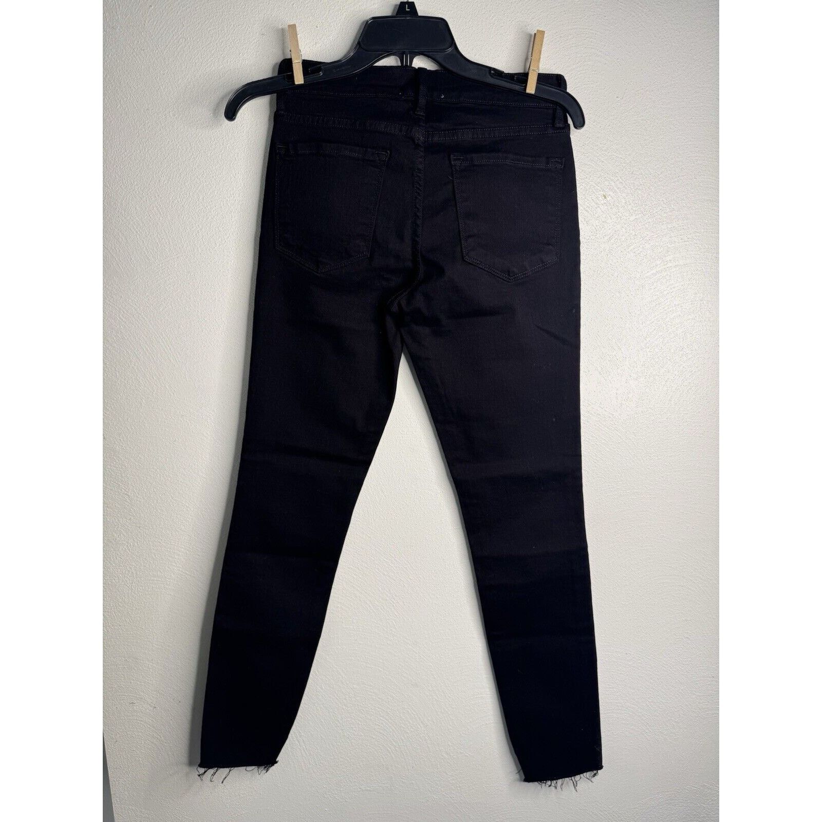 Frame Frame Le Skinny de Jeanne Black Skinny Jeans Size 27" / US 4 / IT 40 - 6 Thumbnail