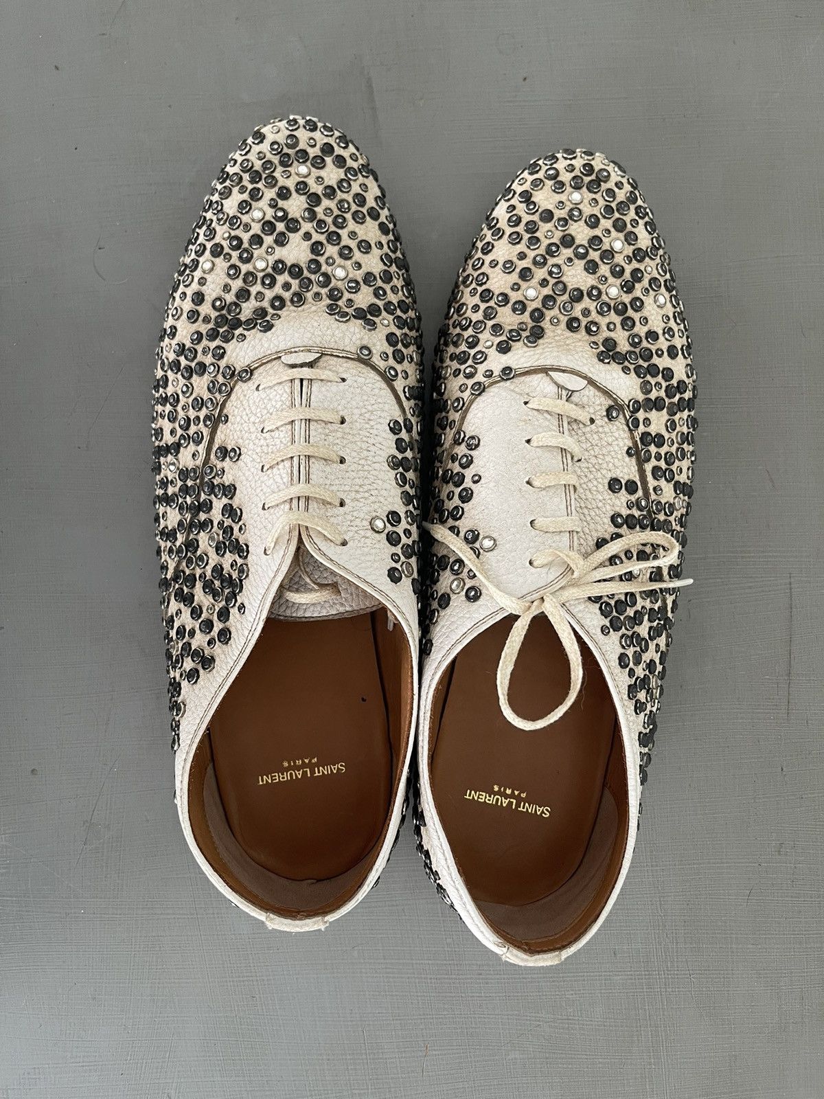 Saint Laurent Paris × Yves Saint Laurent Saint Laurent Leather Derby - Betty and Loulou Size US 11 / EU 44 - 2 Thumbnail