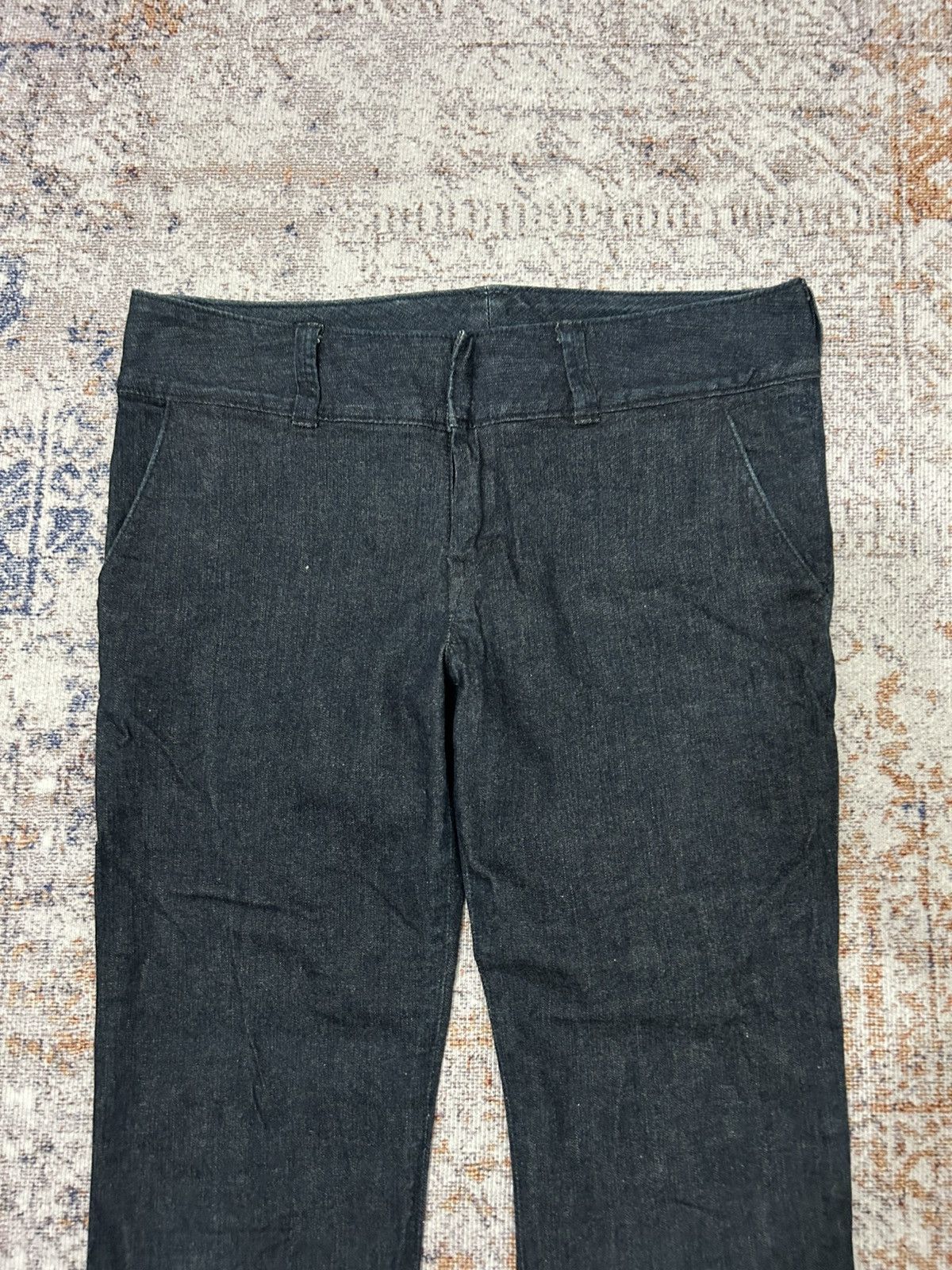 45rpm × Blue Blue Japan × Japanese Brand 45Rpm Japan Denim Crooped Pants Size US 31 - 5 Thumbnail