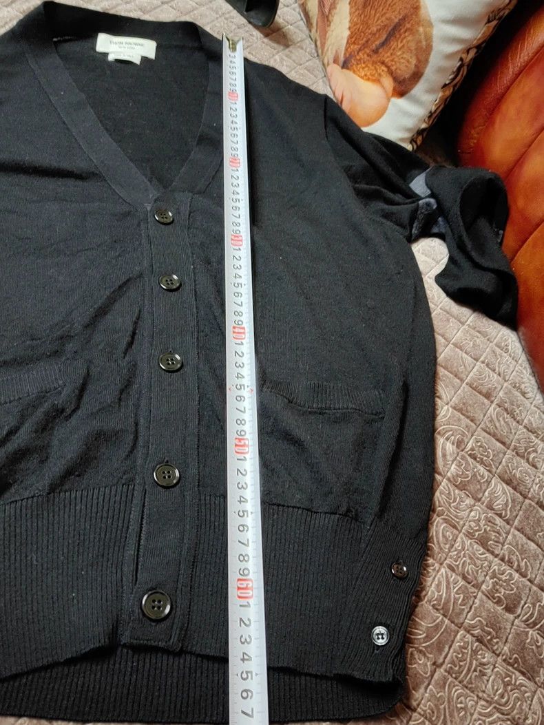 Thom Browne Thom Browne Black striped sweater Size US XL / EU 56 / 4 - 8 Thumbnail