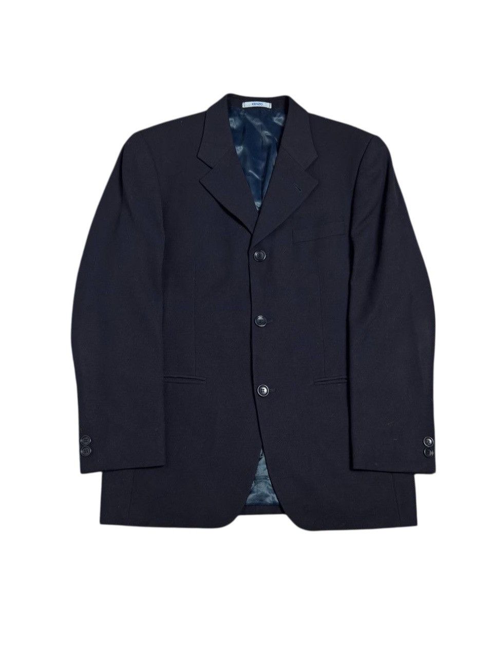 Kenzo × Vintage Vintage Kenzo Wool Blazer Size US L / EU 52-54 / 3 - 1 Thumbnail