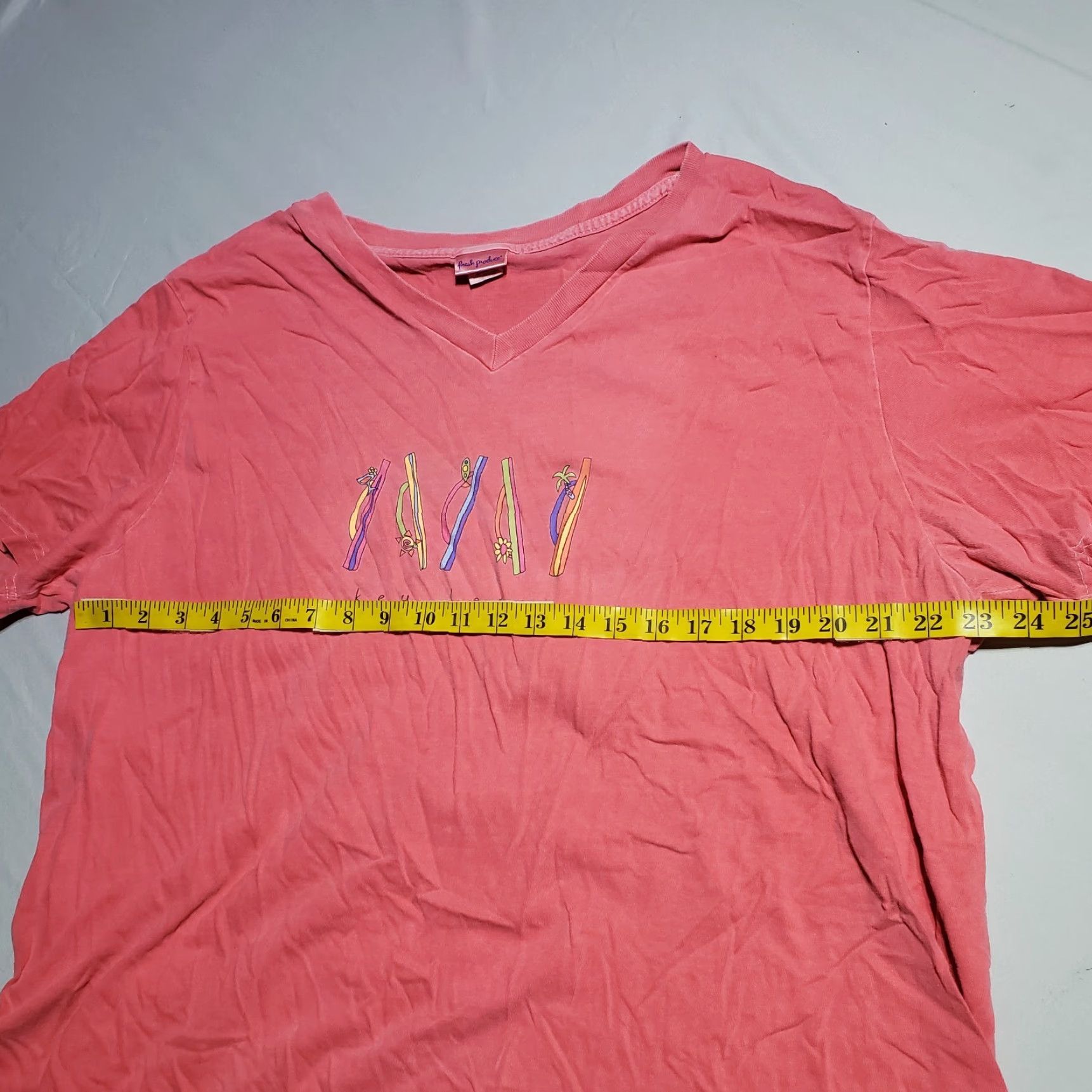 Vintage VINTAGE Key Largo Florida Keys Pink Peach Tee Shirt Short Sleeve Adult Women's Plus 2X Size XXL / US 16-18 / IT 52-54 - 5 Thumbnail