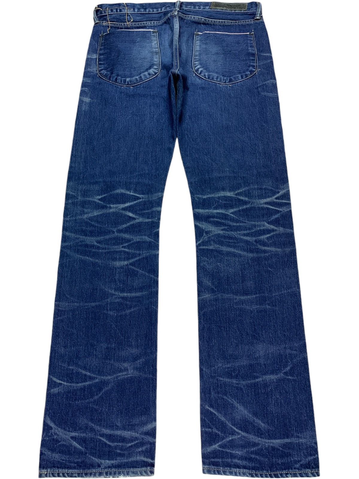 KURO Vintage Japanese Kuro Mud Wash Selvedge Jeans Size US 33 - 3 Thumbnail