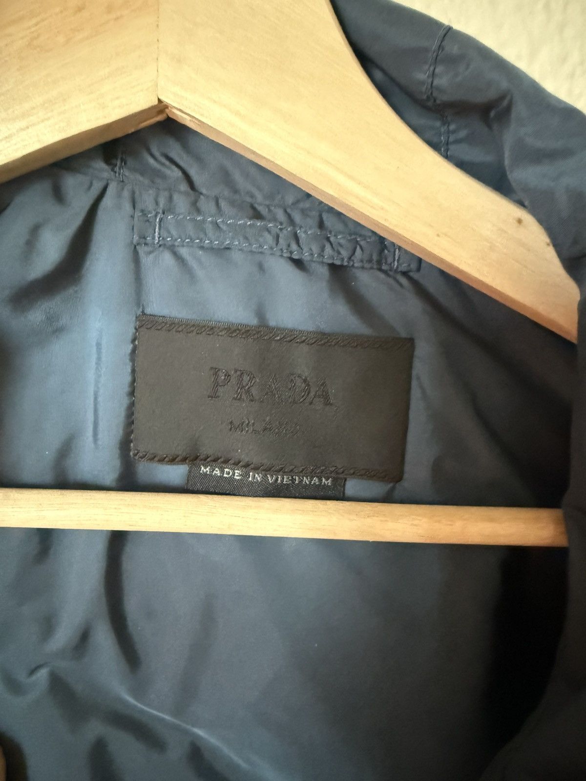 Prada Prada Nylon Hooded Windbreaker blue Size US M / EU 48-50 / 2 - 7 Thumbnail