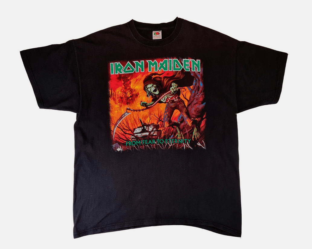 Fruit Of The Loom Iron Maiden - From Fear to Eternity -Early 90's XL VERY RARE Size US XL / EU 56 / 4 - 1 Thumbnail