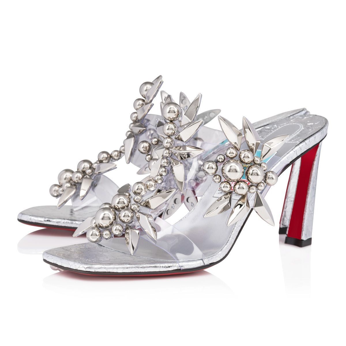 Christian Louboutin oc11z0325 Imperious Rex 85 Pvc in Silver Size US 6.5 / IT 36.5 - 1 Preview