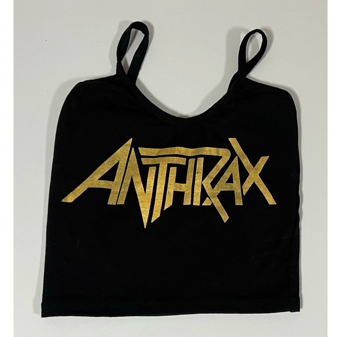 Band Tees Black Anthrax Punk Thrash Metal Band Tee Tank Top Shirt XS🖤✨ Size XS / US 0-2 / IT 36-38 - 2 Thumbnail