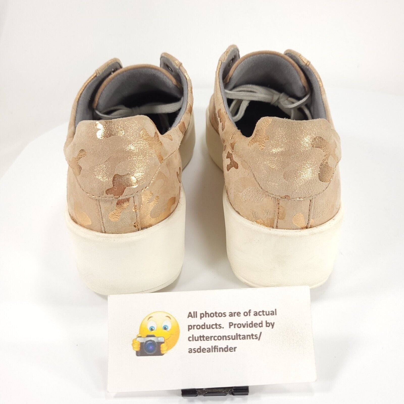 Clarks Collection by Clarks Shoe Womens Size 9.5 15160 Pink White Size US 9.5 / IT 39.5 - 3 Thumbnail