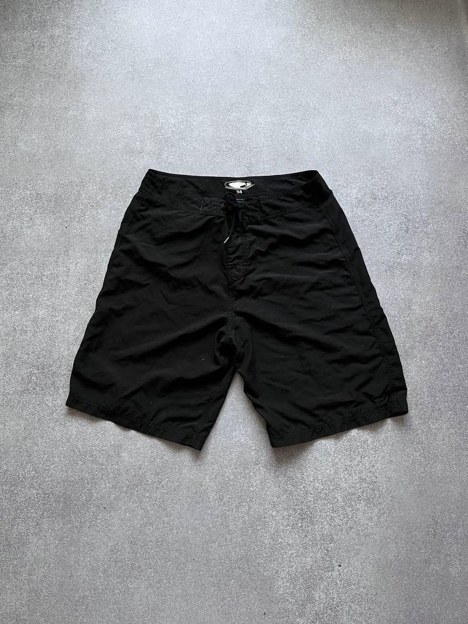 Vintage Oakley Black Nylon Shorts Y2K 34
